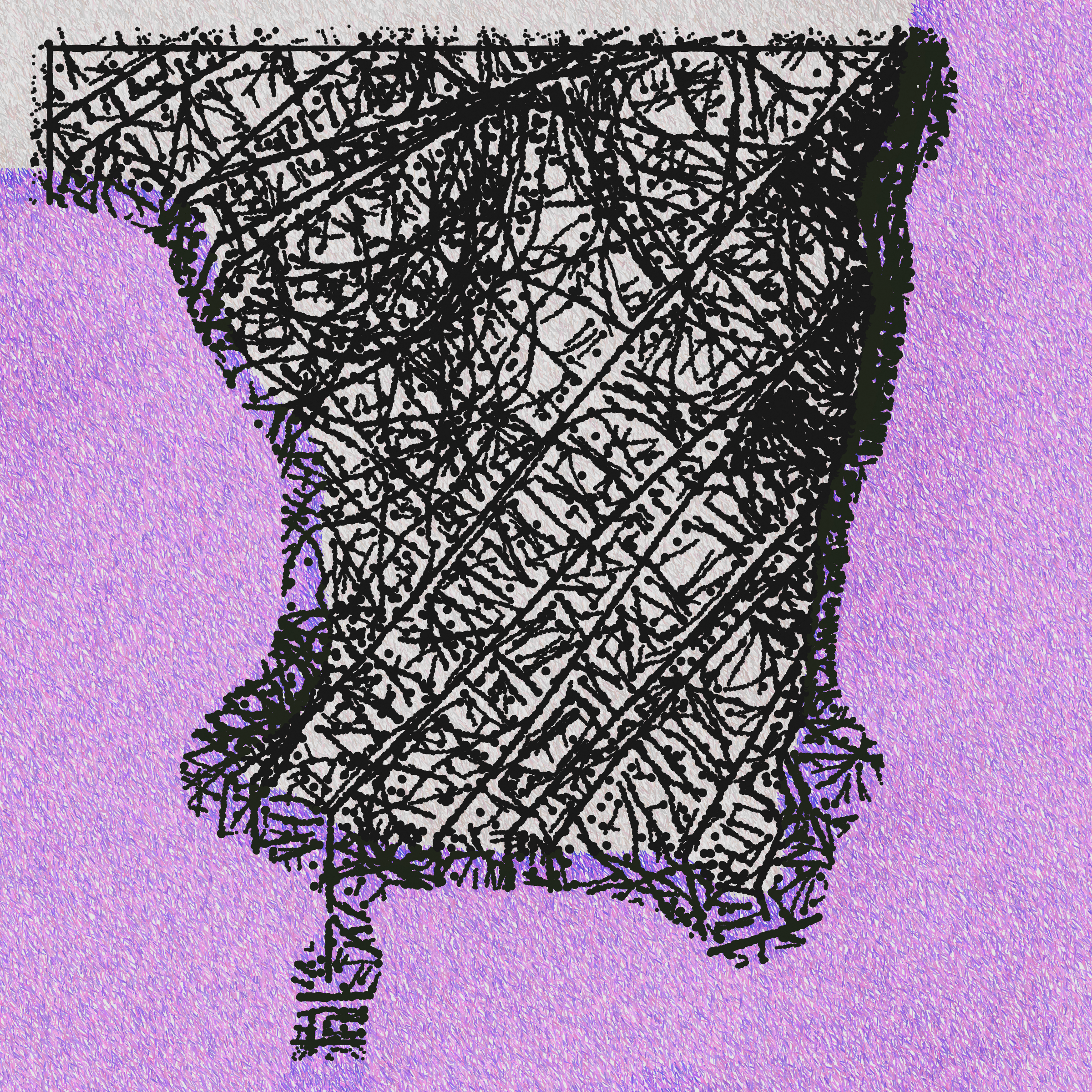 Art Blocks - Art Blocks v2 - Maps of Nothing #93 - NFT # 316000093