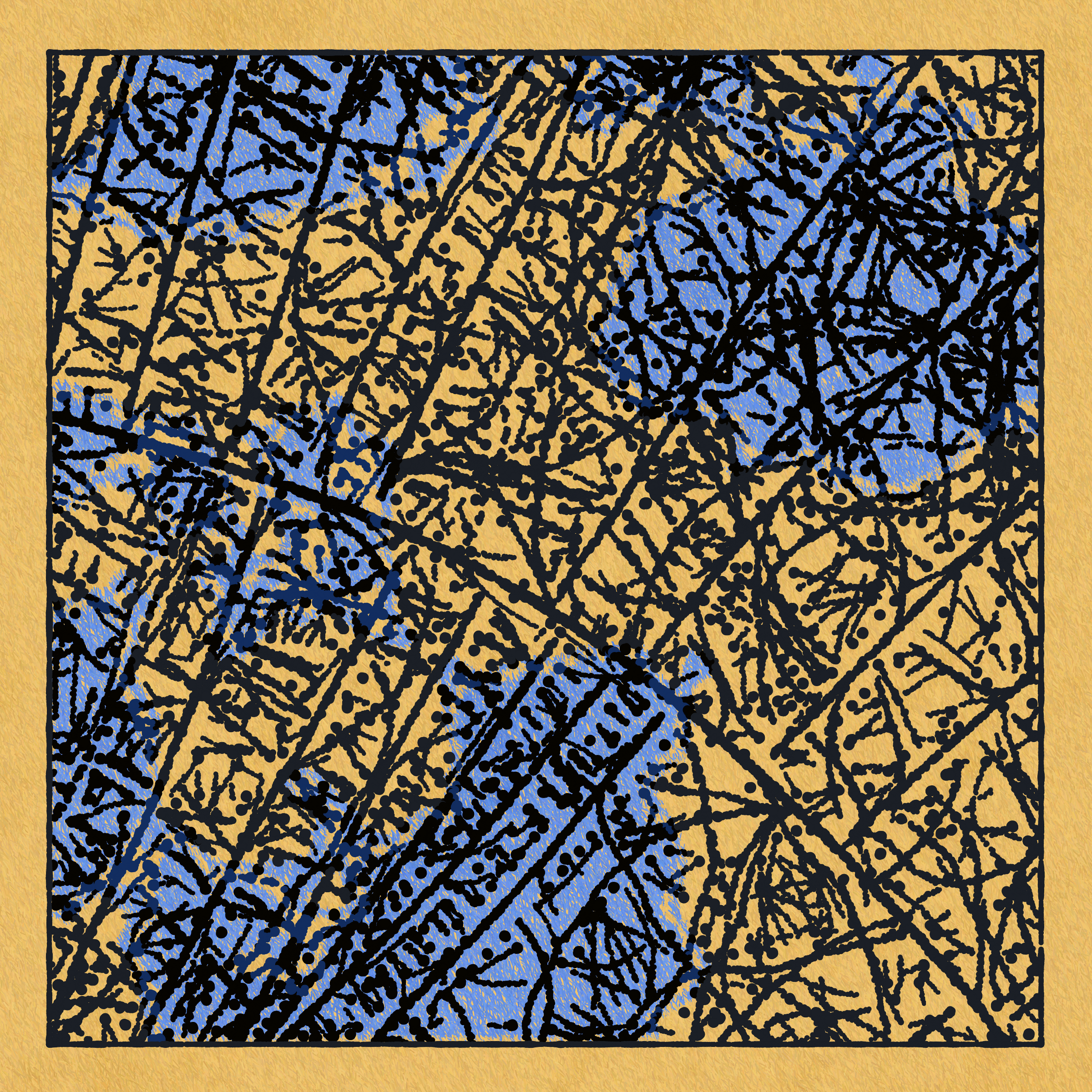 Art Blocks - Art Blocks v2 - Maps of Nothing #94 - NFT # 316000094