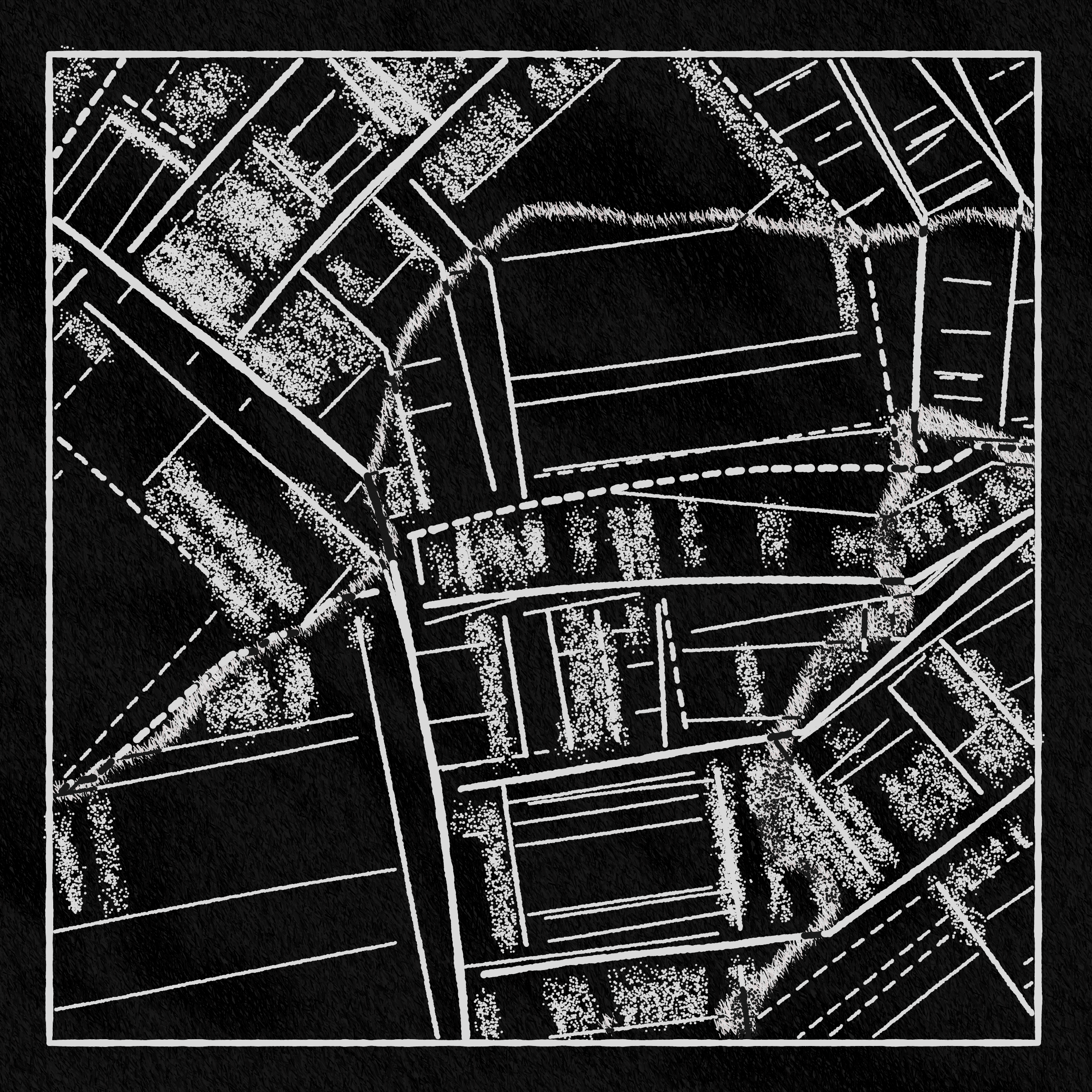 Art Blocks - Art Blocks v2 - Maps of Nothing #95 - NFT # 316000095