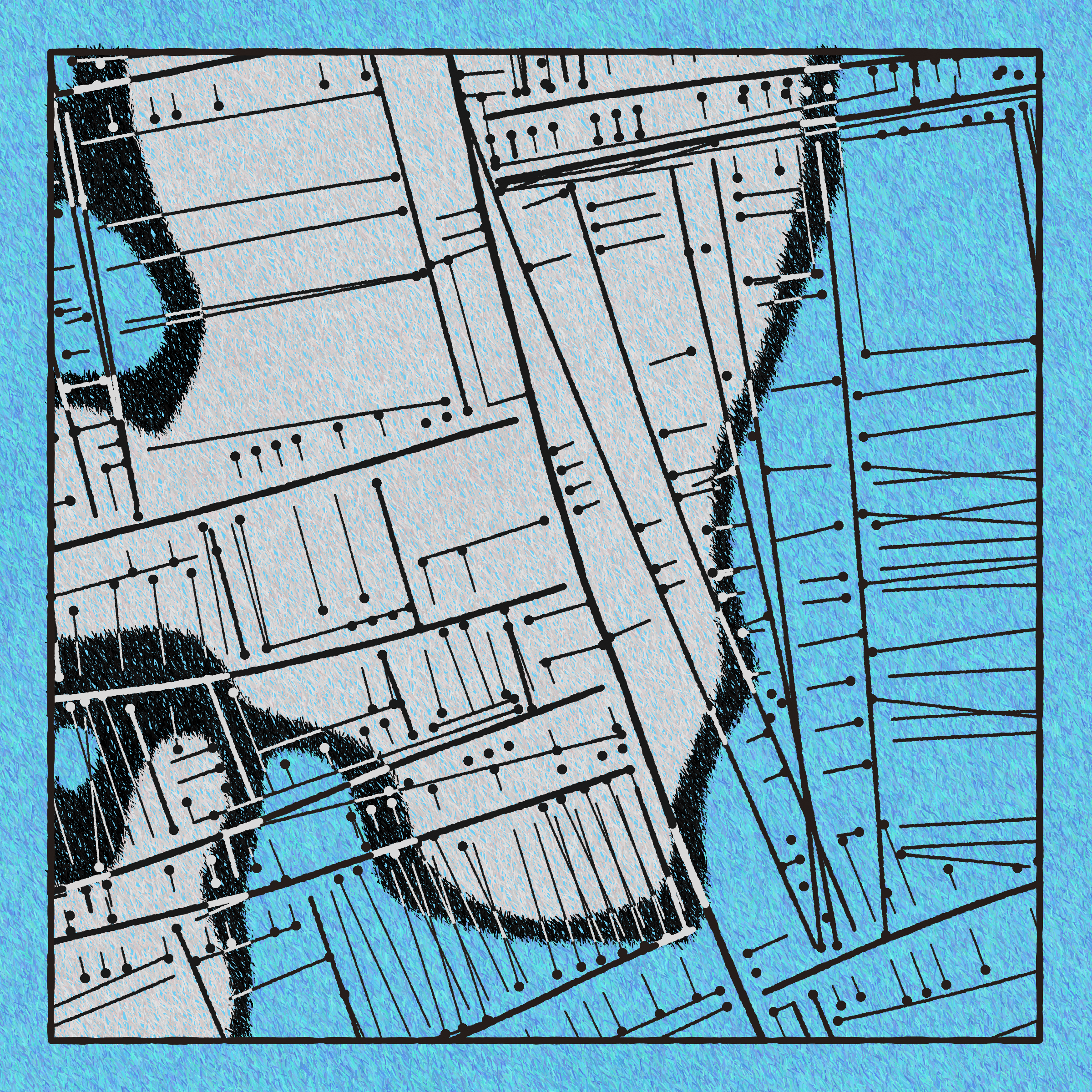 Art Blocks - Art Blocks v2 - Maps of Nothing #98 - NFT # 316000098