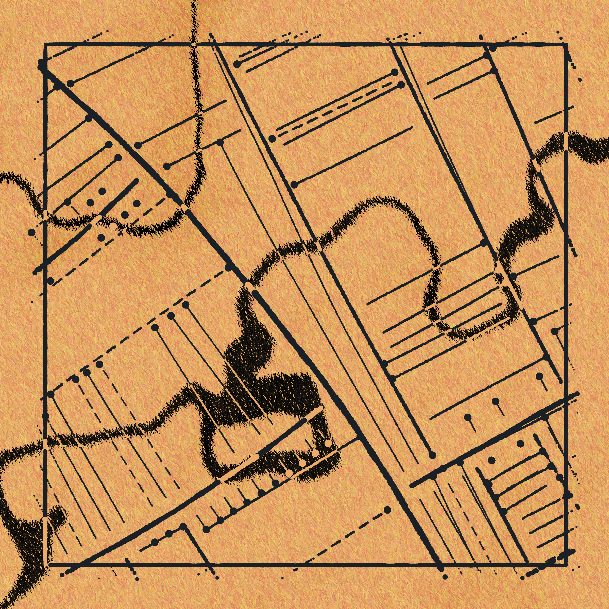 Art Blocks - Art Blocks v2 - Maps of Nothing #99 - NFT # 316000099