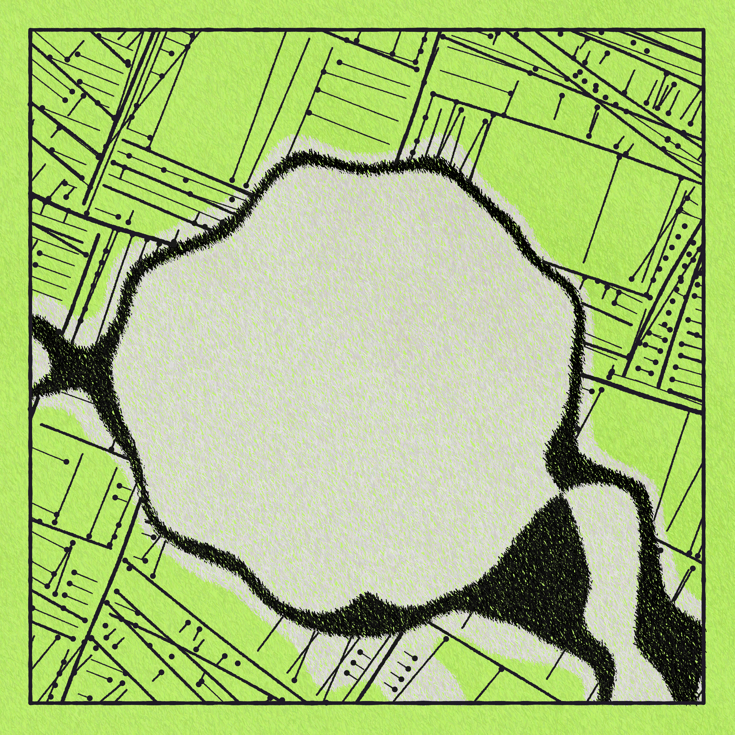 Art Blocks - Art Blocks v2 - Maps of Nothing #111 - NFT # 316000111