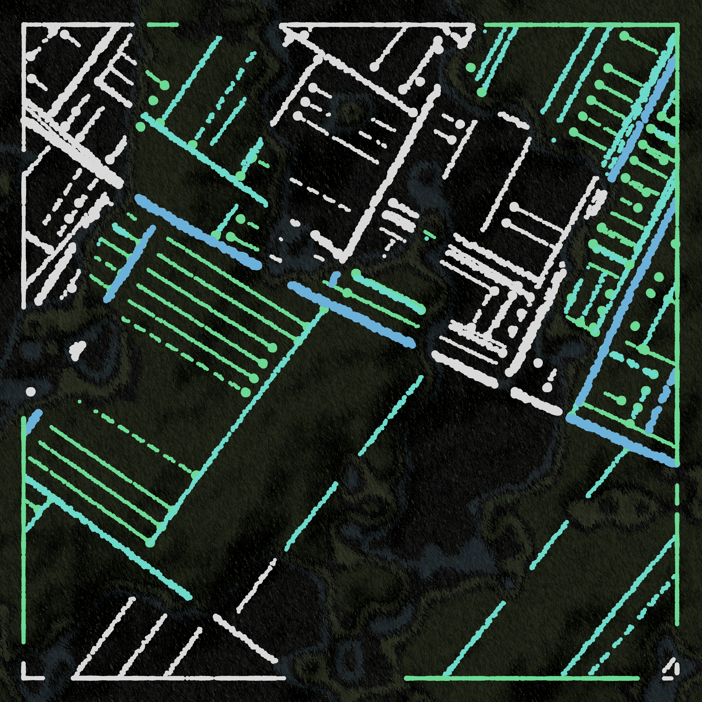 Art Blocks - Art Blocks v2 - Maps of Nothing #113 - NFT # 316000113