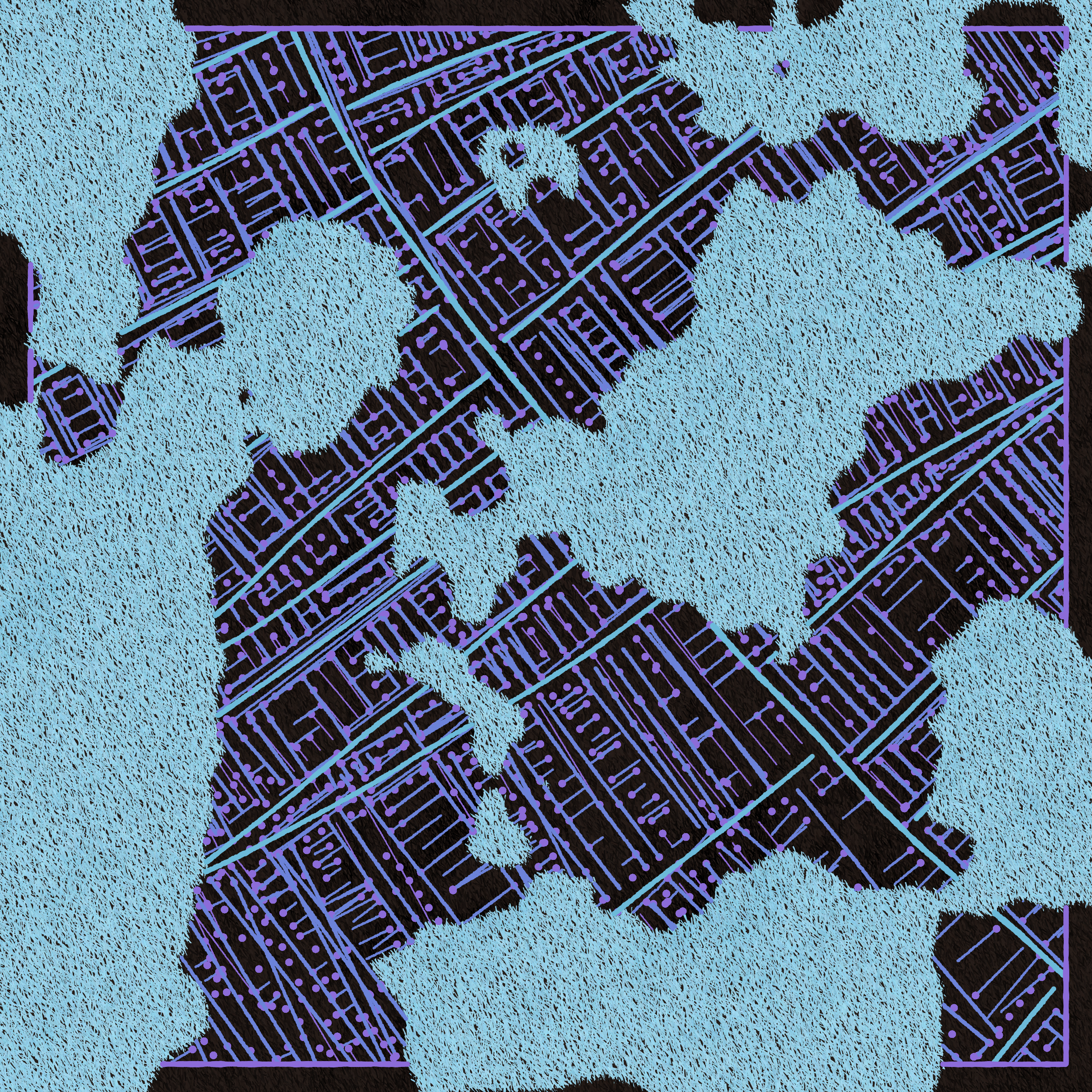 Art Blocks - Art Blocks v2 - Maps of Nothing #114 - NFT # 316000114