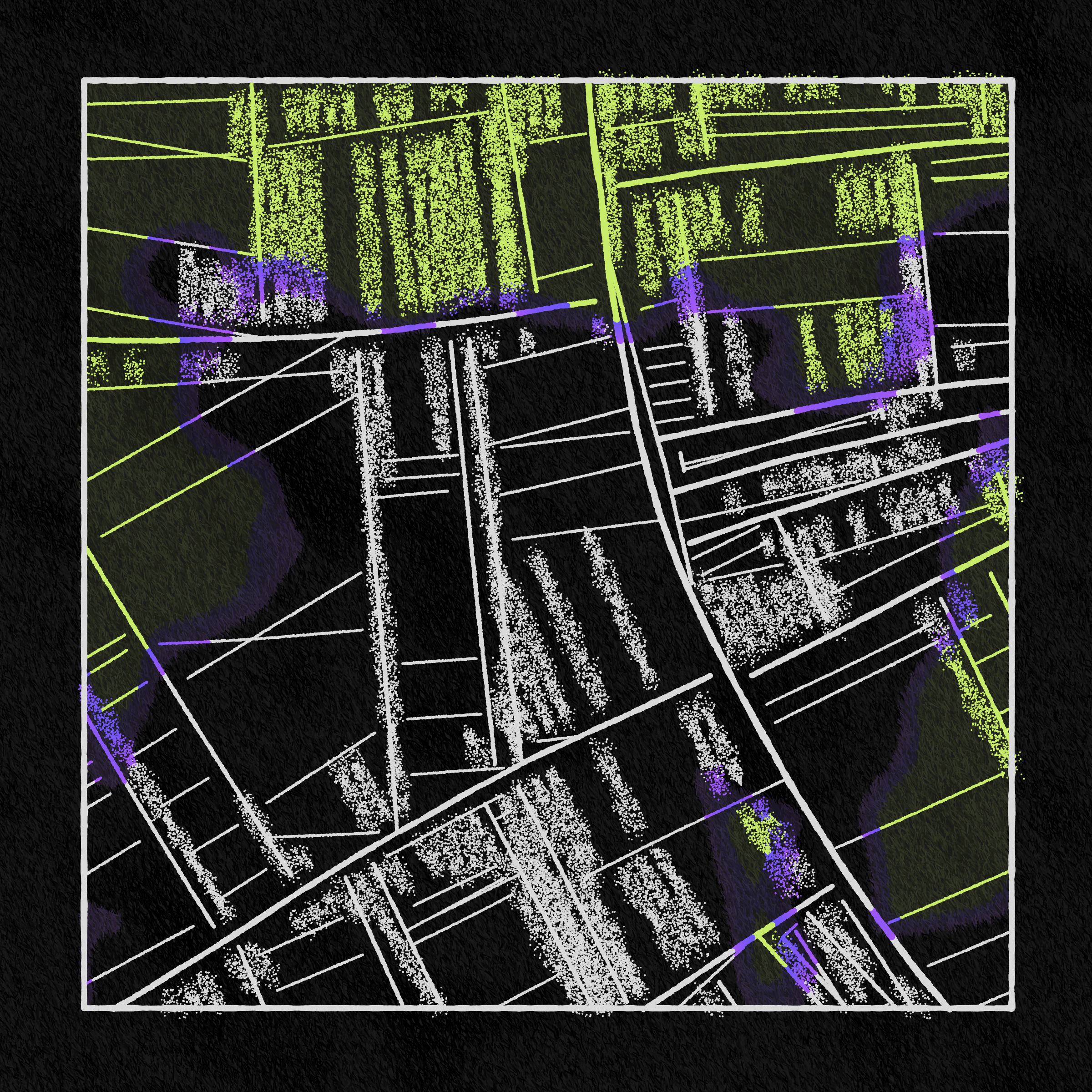 Art Blocks - Art Blocks v2 - Maps of Nothing #119 - NFT # 316000119
