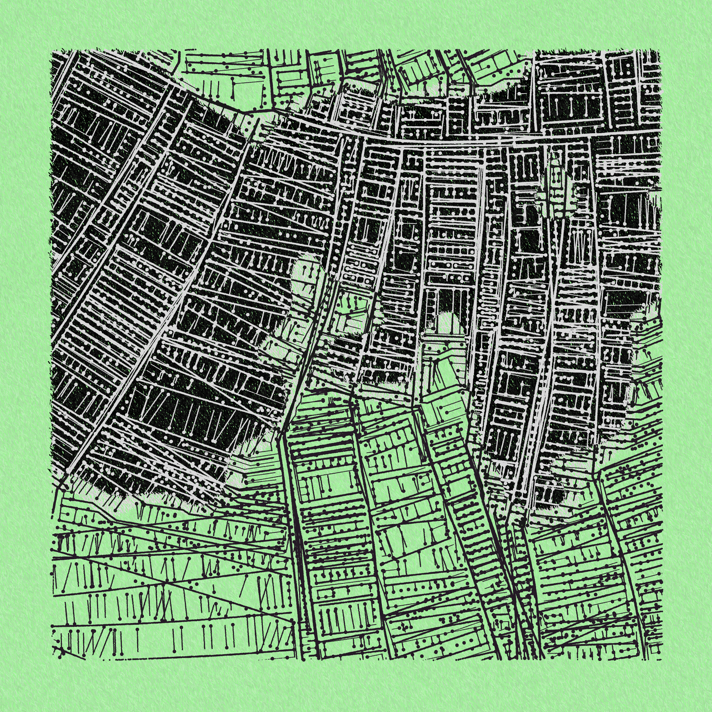 Art Blocks - Art Blocks v2 - Maps of Nothing #137 - NFT # 316000137