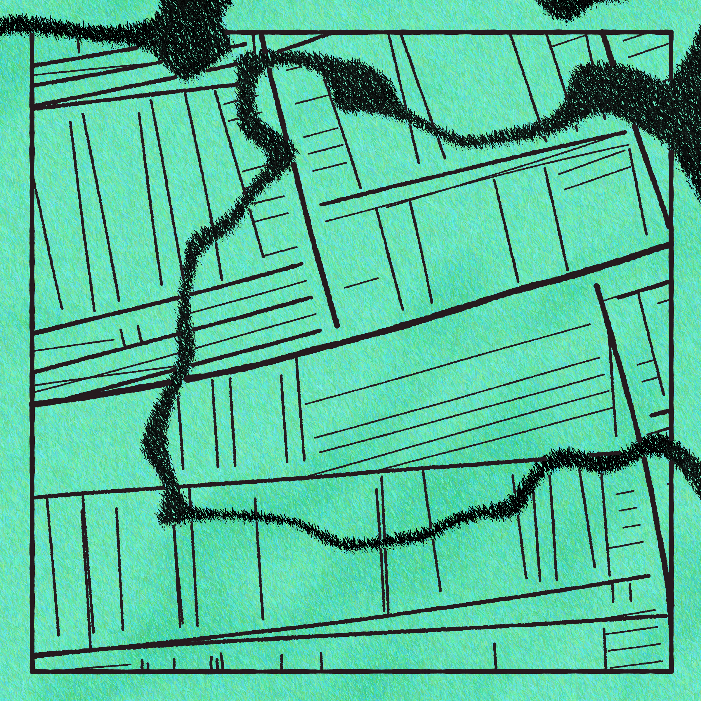 Art Blocks - Art Blocks v2 - Maps of Nothing #140 - NFT # 316000140