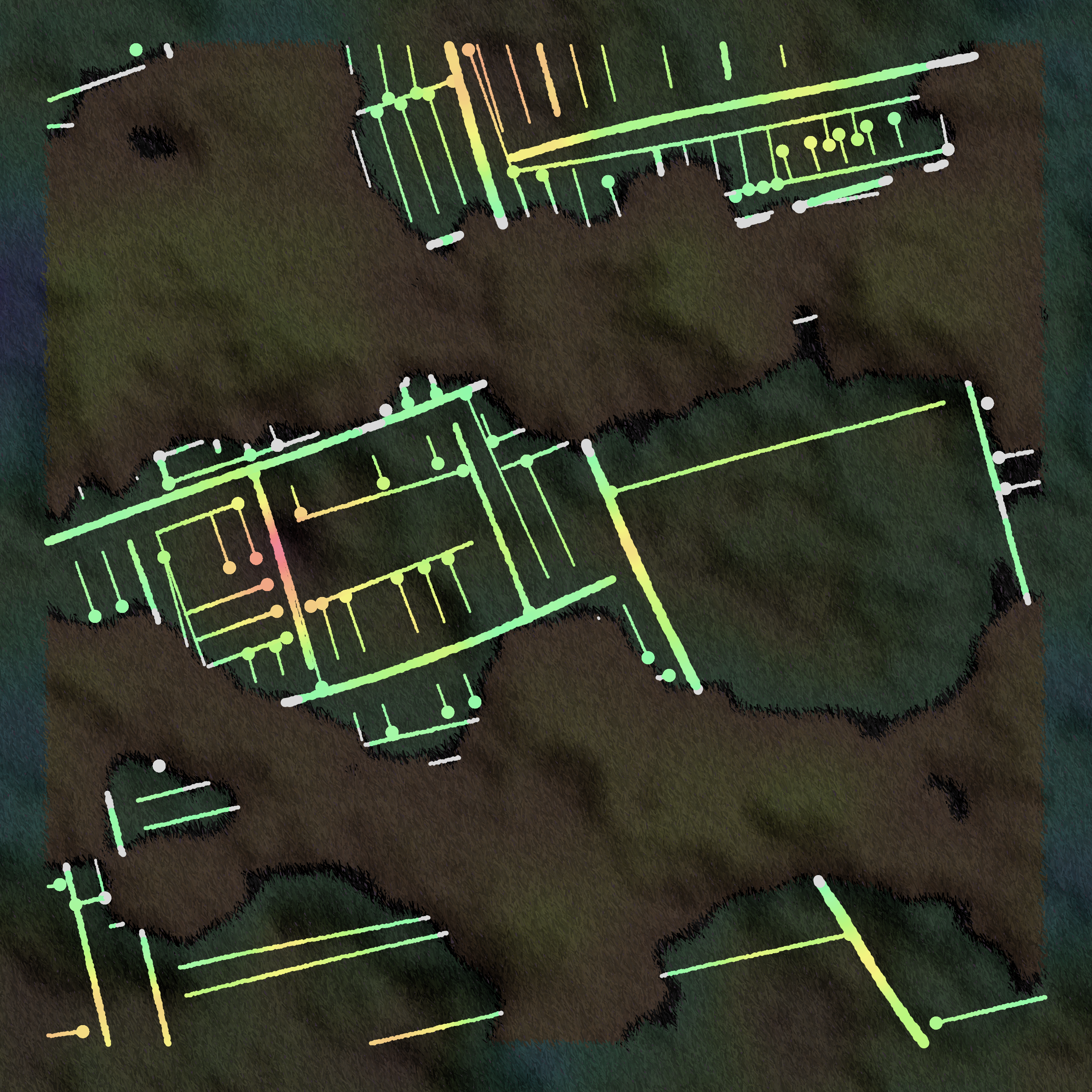 Art Blocks - Art Blocks v2 - Maps of Nothing #143 - NFT # 316000143