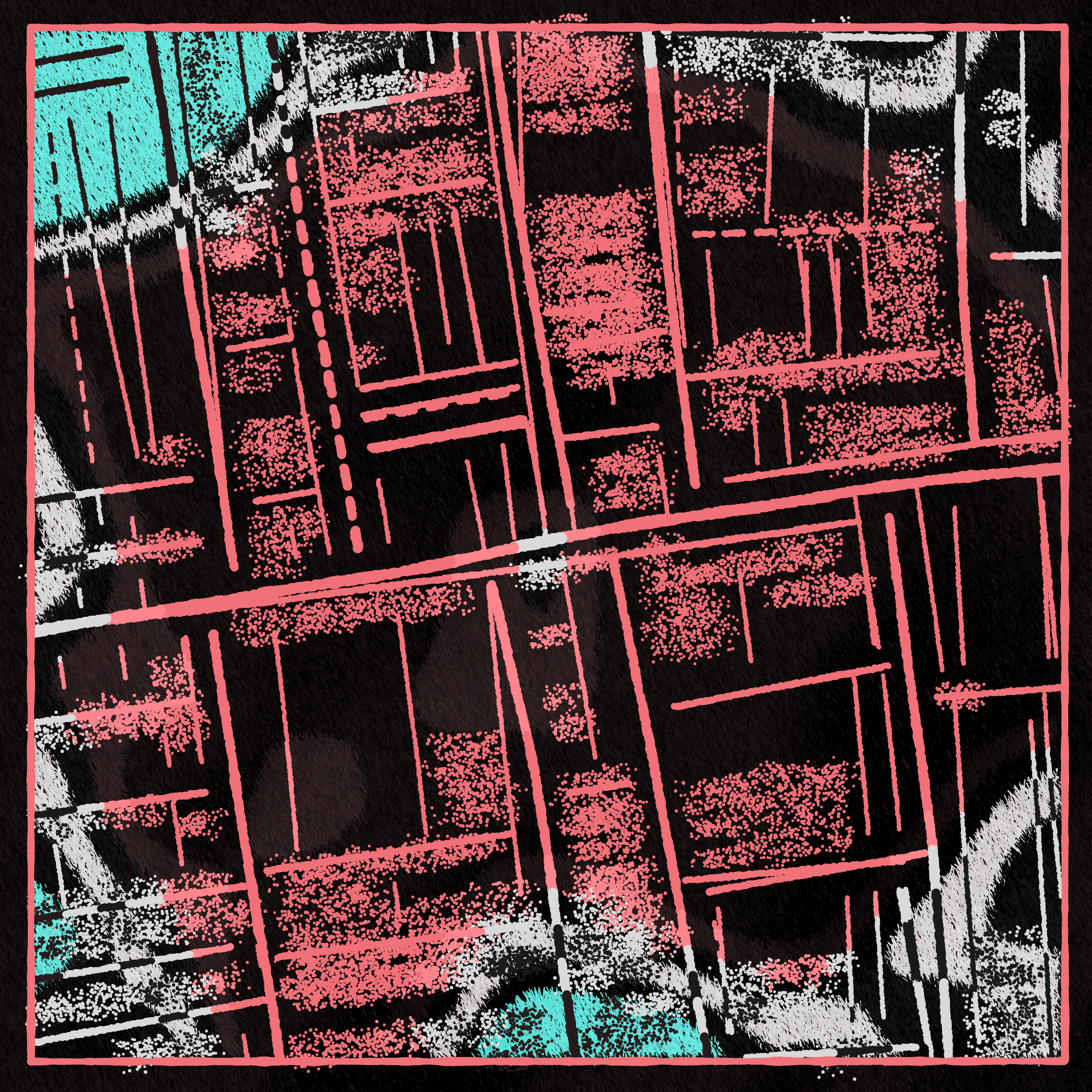 Art Blocks - Art Blocks v2 - Maps of Nothing #146 - NFT # 316000146