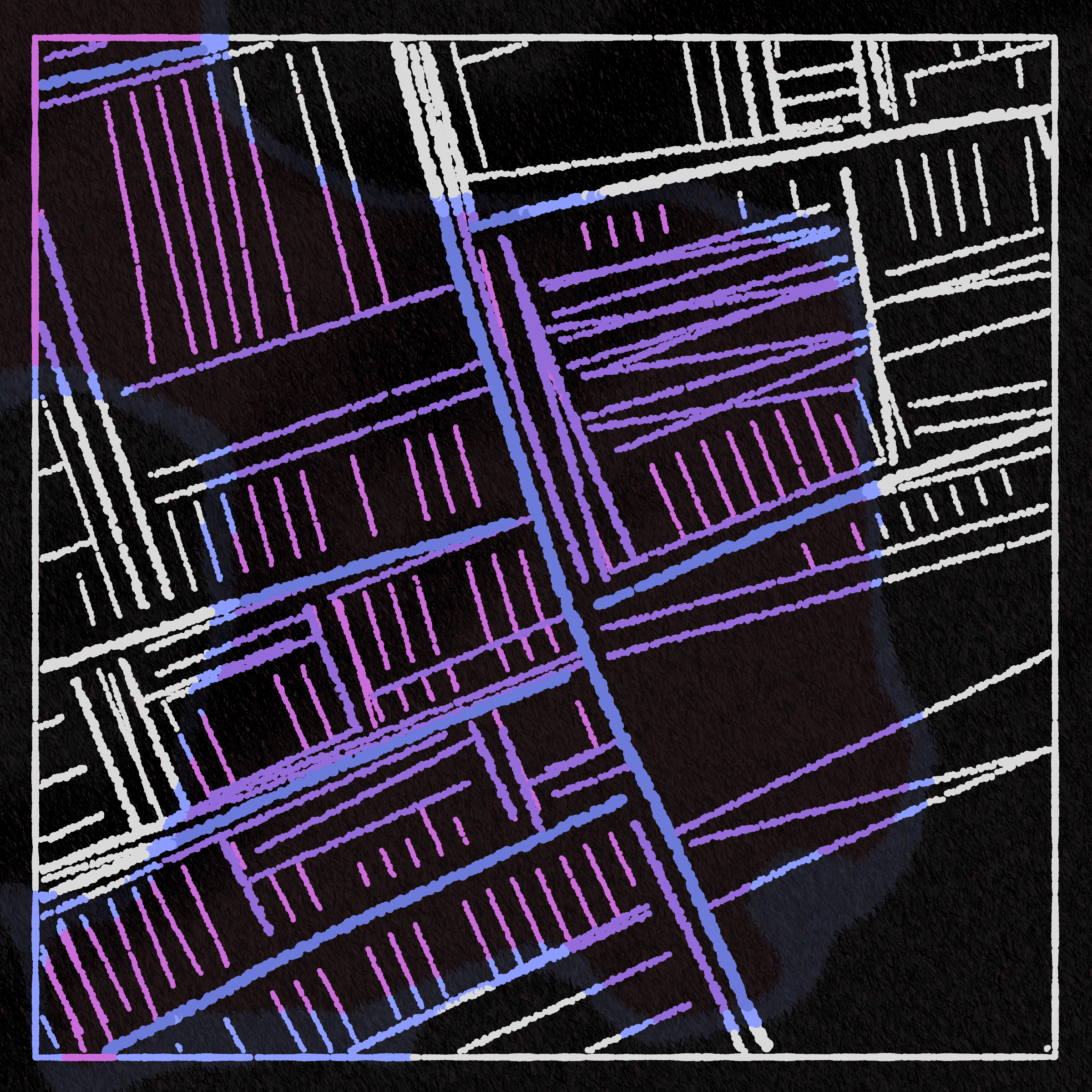 Art Blocks - Art Blocks v2 - Maps of Nothing #154 - NFT # 316000154