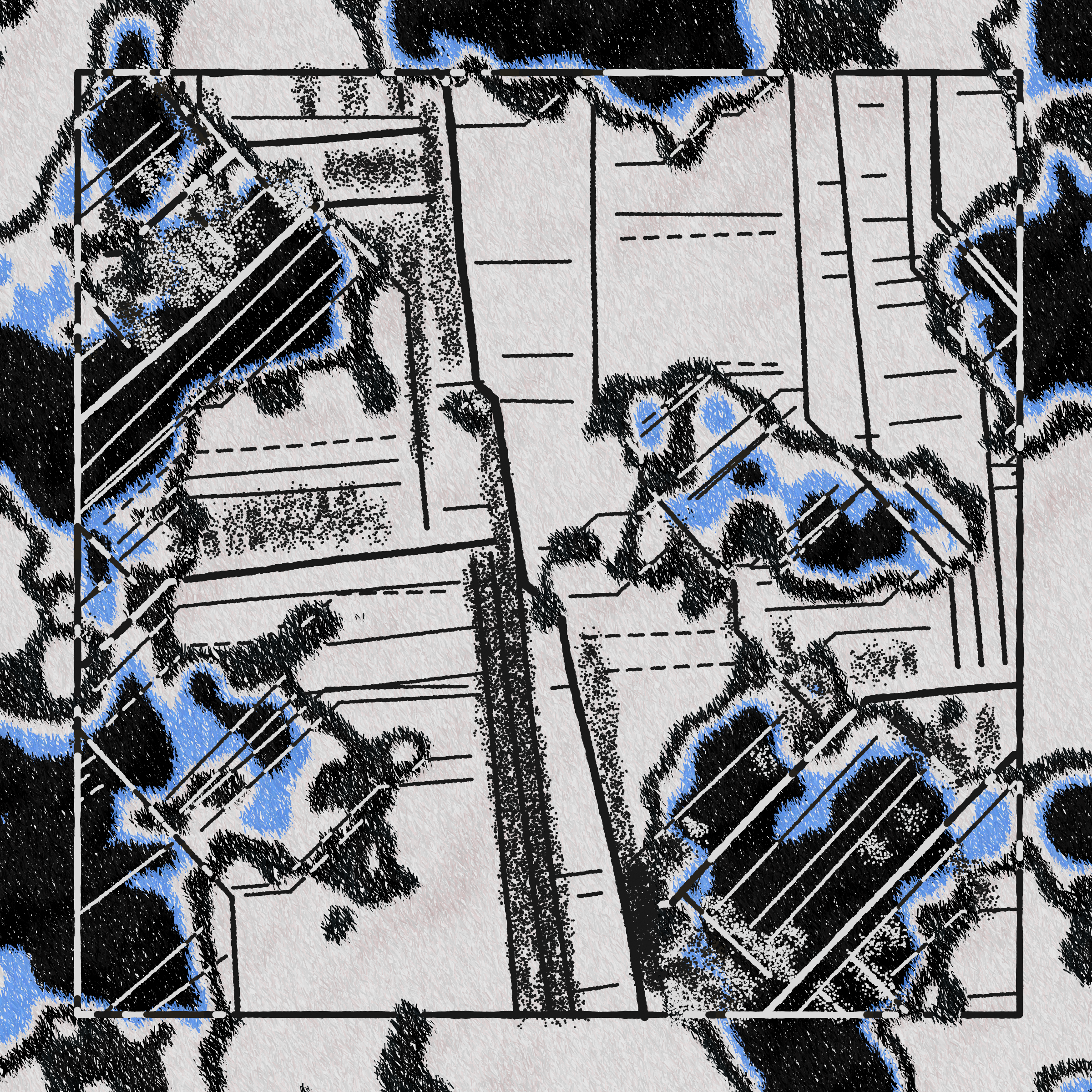 Art Blocks - Art Blocks v2 - Maps of Nothing #156 - NFT # 316000156