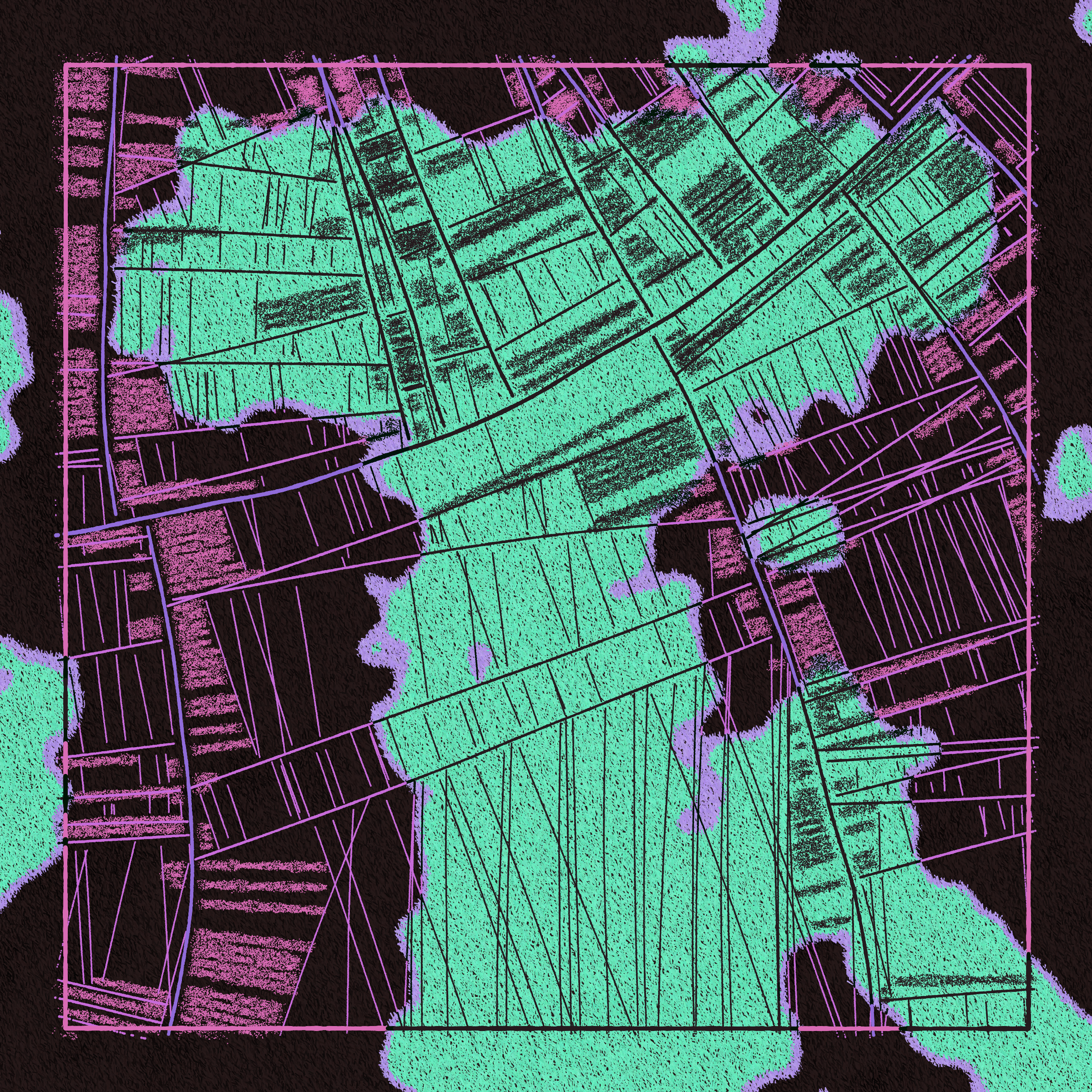 Art Blocks - Art Blocks v2 - Maps of Nothing #159 - NFT # 316000159