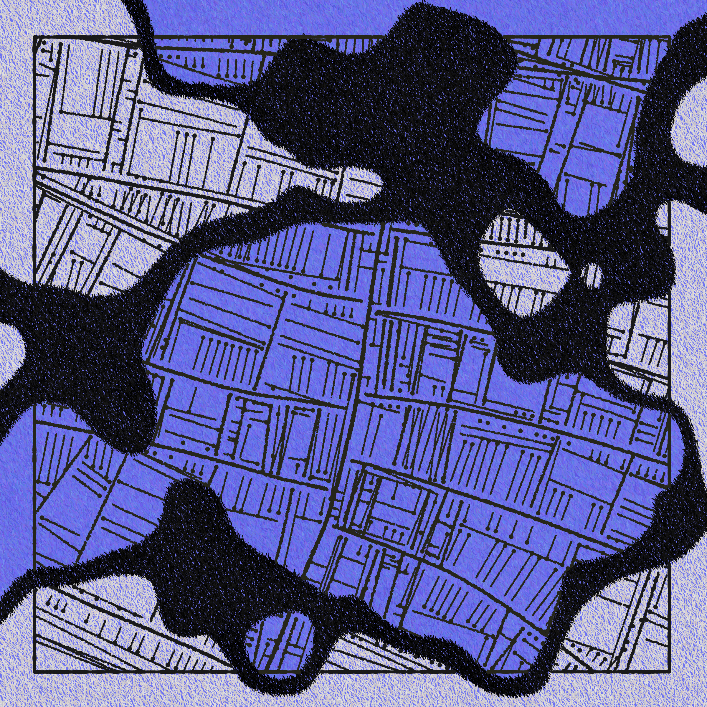 Art Blocks - Art Blocks v2 - Maps of Nothing #168 - NFT # 316000168