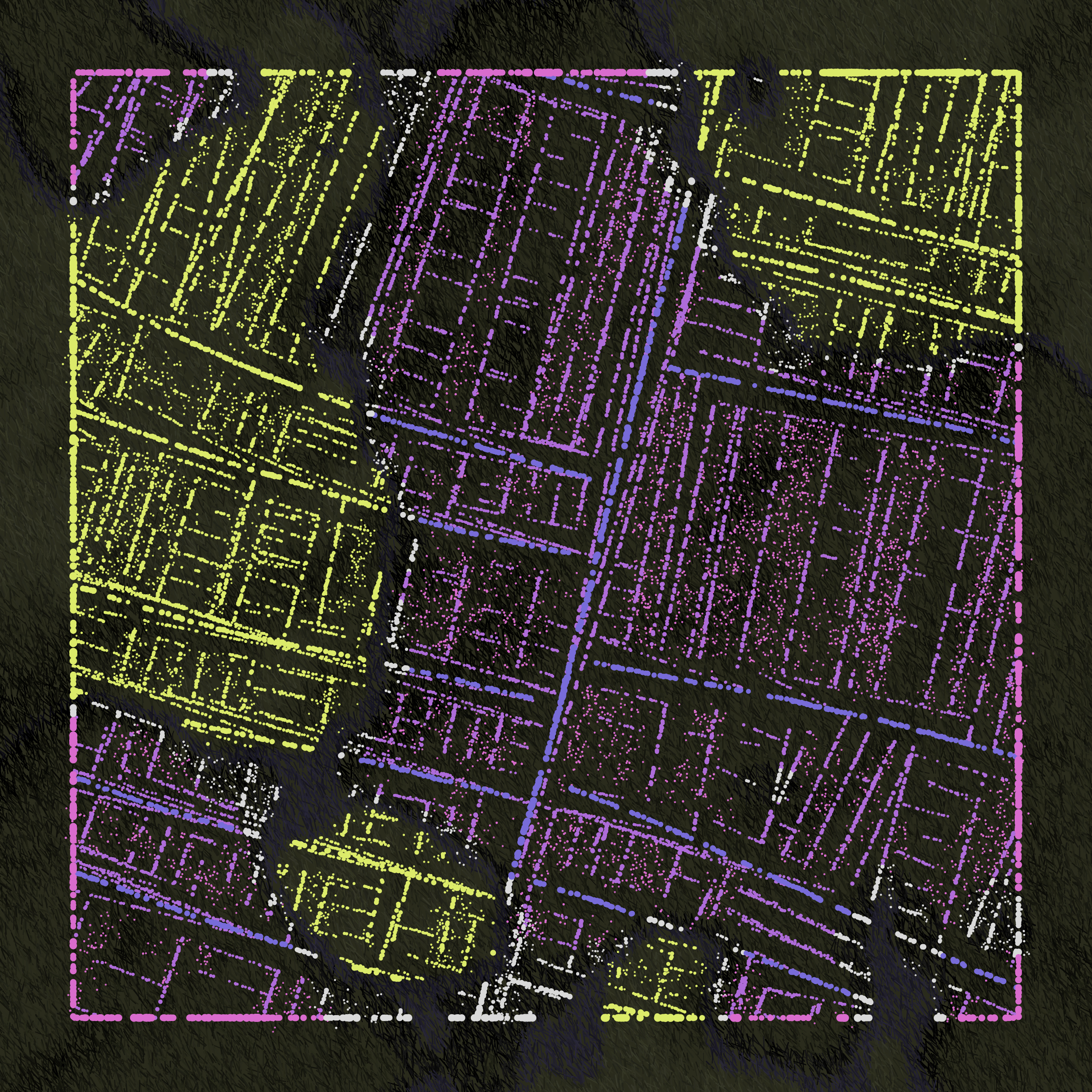 Art Blocks - Art Blocks v2 - Maps of Nothing #171 - NFT # 316000171