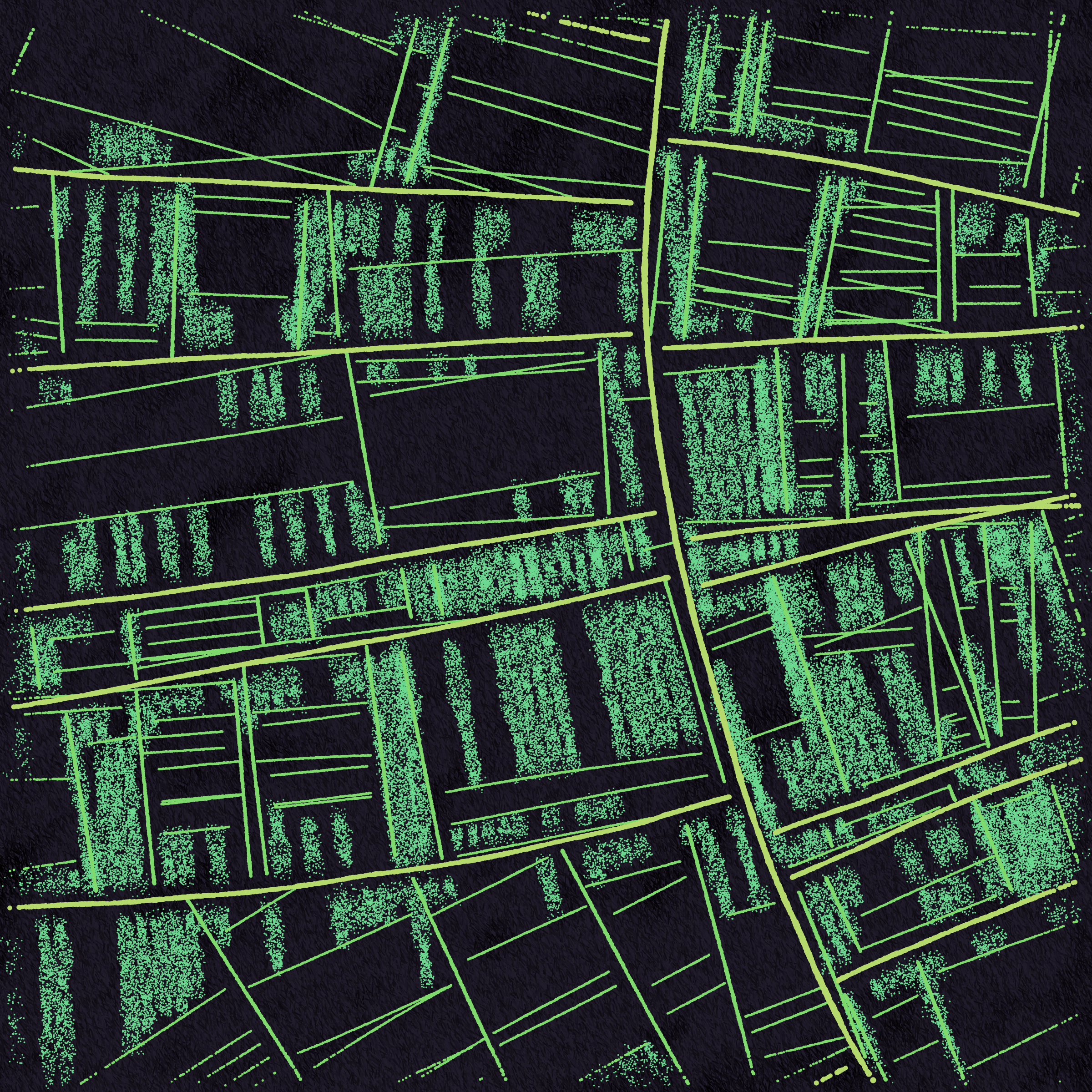 Art Blocks - Art Blocks v2 - Maps of Nothing #172 - NFT # 316000172