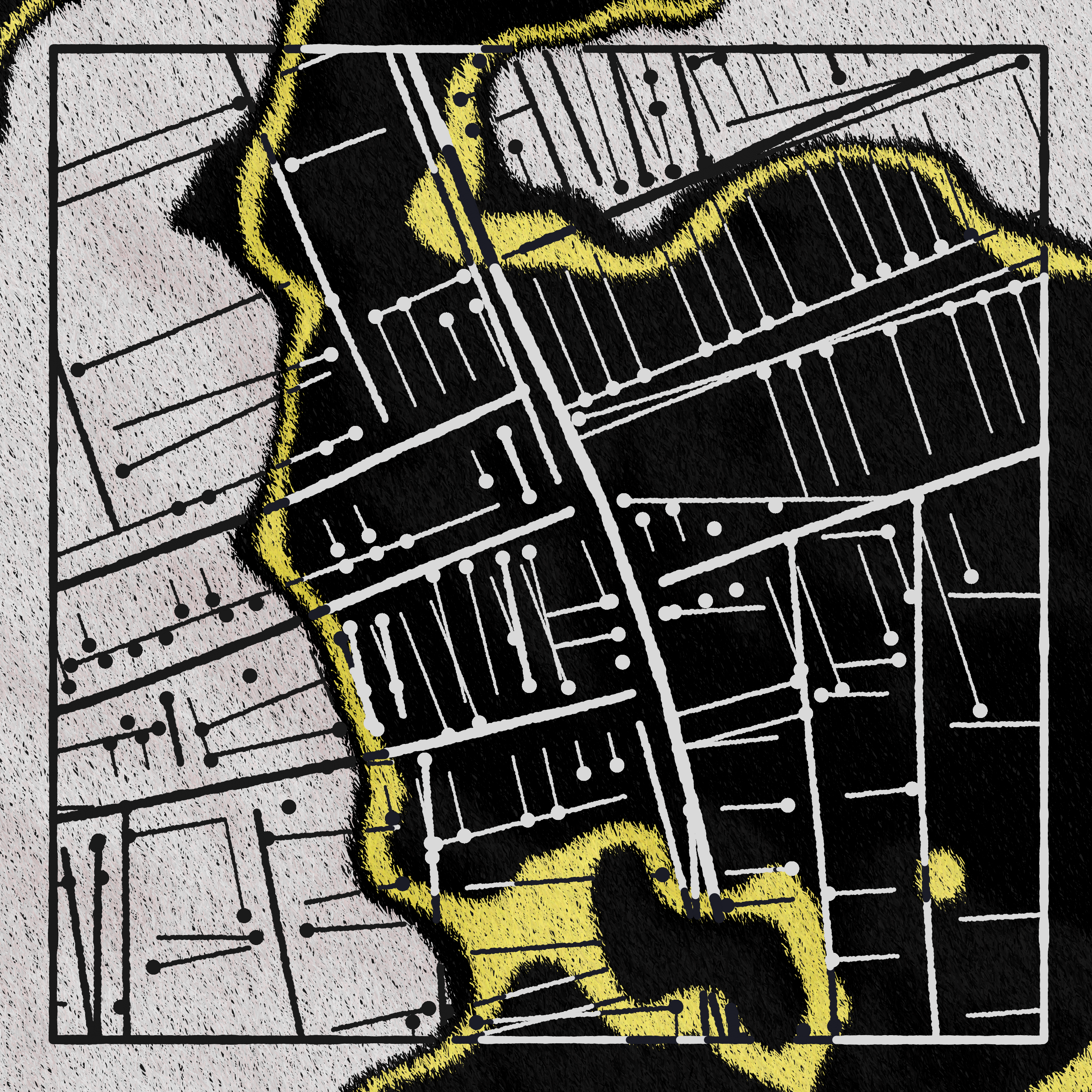 Art Blocks - Art Blocks v2 - Maps of Nothing #176 - NFT # 316000176