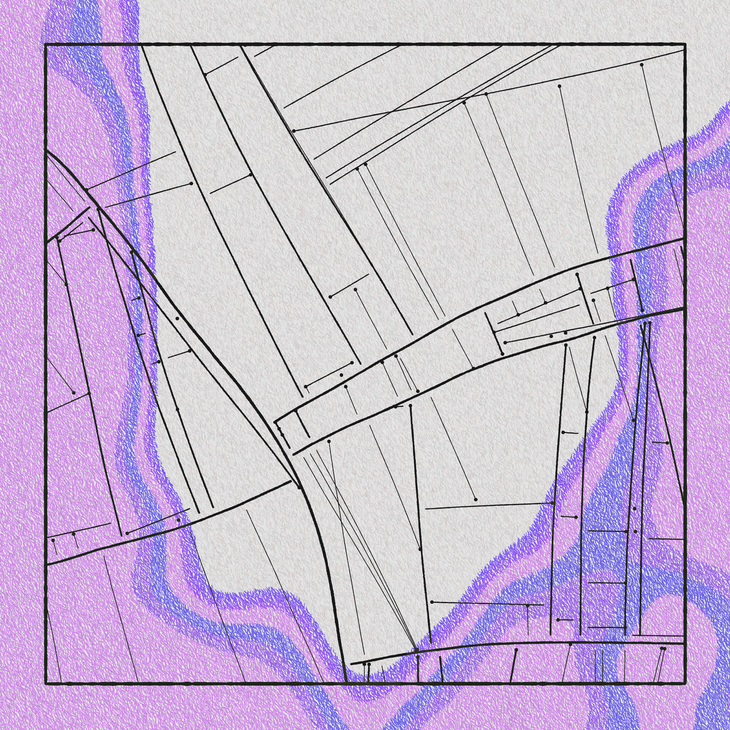 Art Blocks - Art Blocks v2 - Maps of Nothing #182 - NFT # 316000182