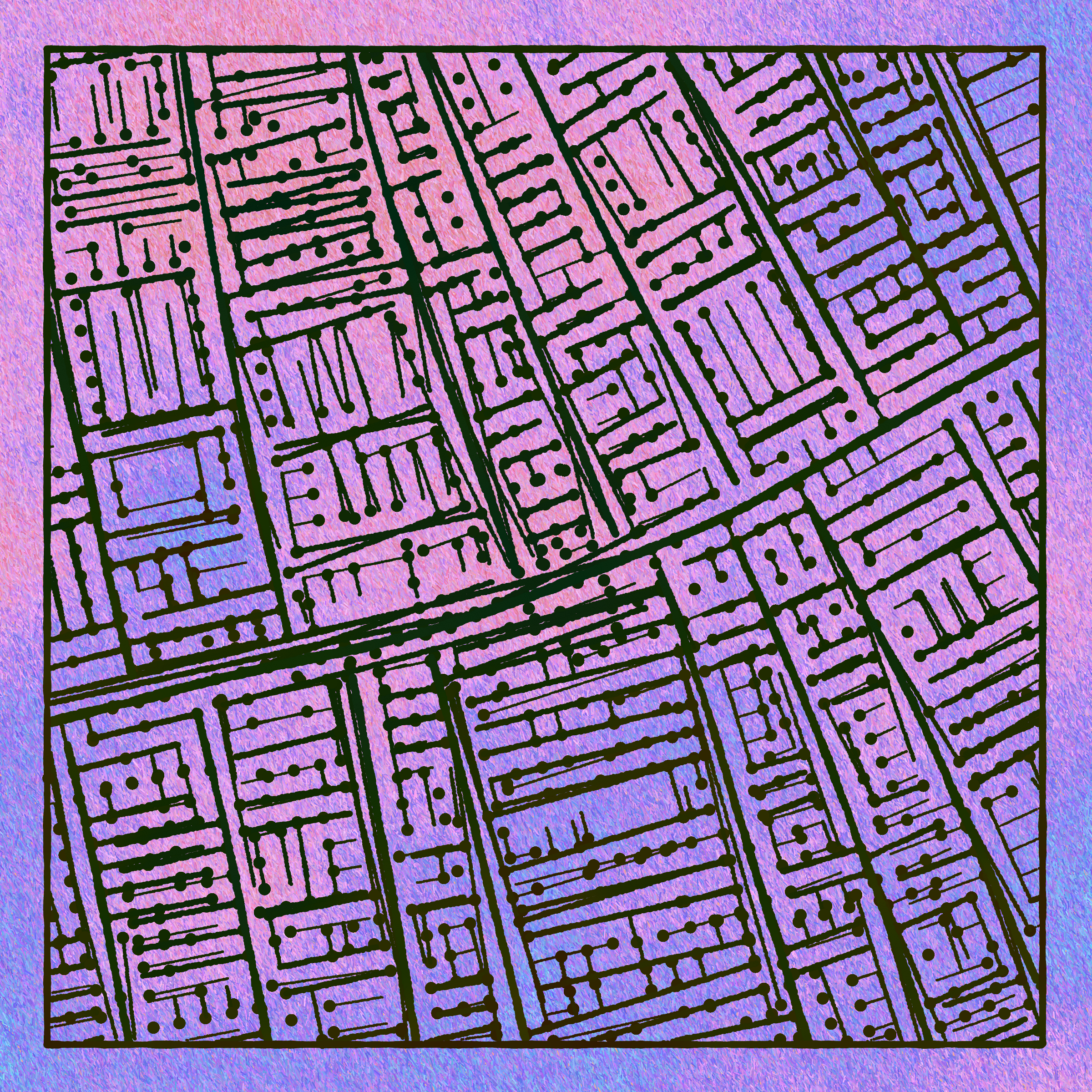 Art Blocks - Art Blocks v2 - Maps of Nothing #190 - NFT # 316000190