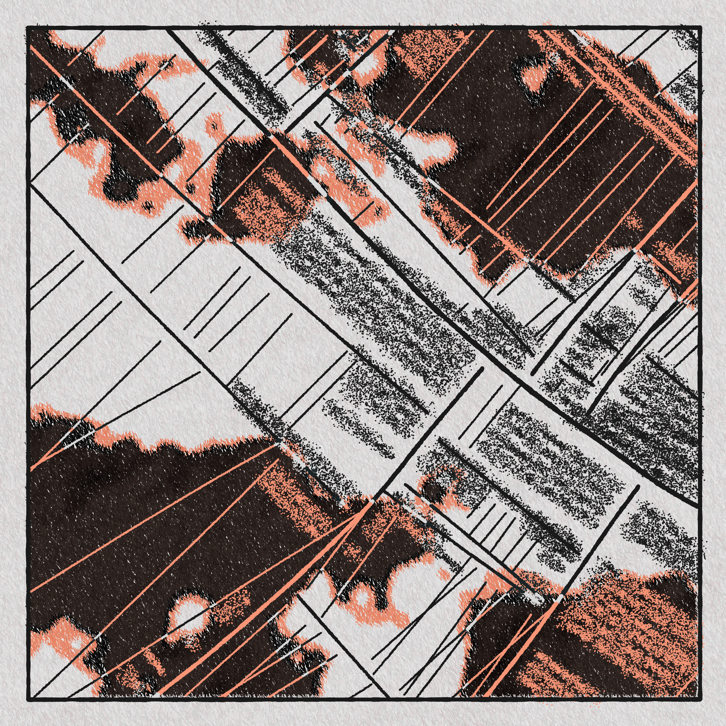 Art Blocks - Art Blocks v2 - Maps of Nothing #194 - NFT # 316000194