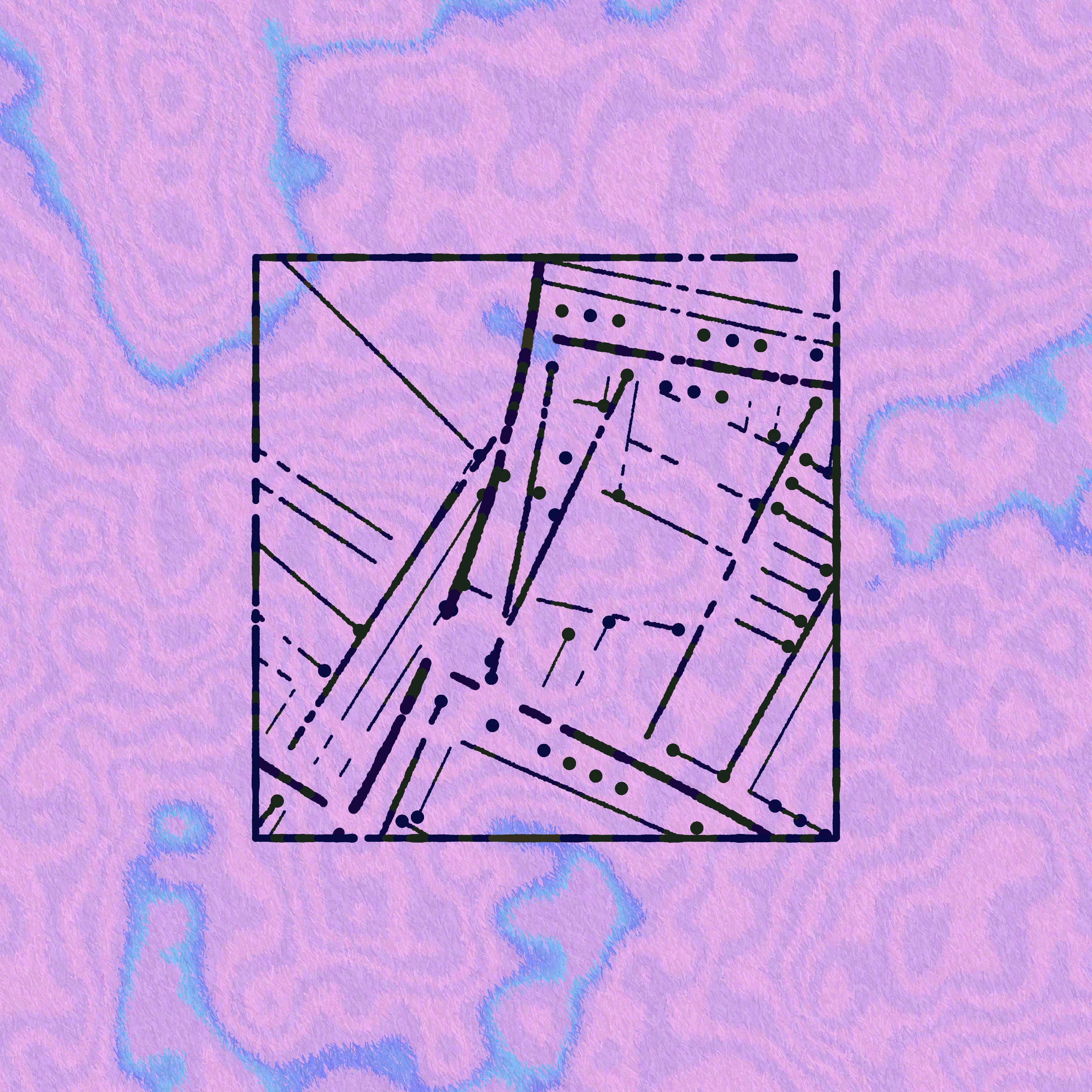 Art Blocks - Art Blocks v2 - Maps of Nothing #198 - NFT # 316000198