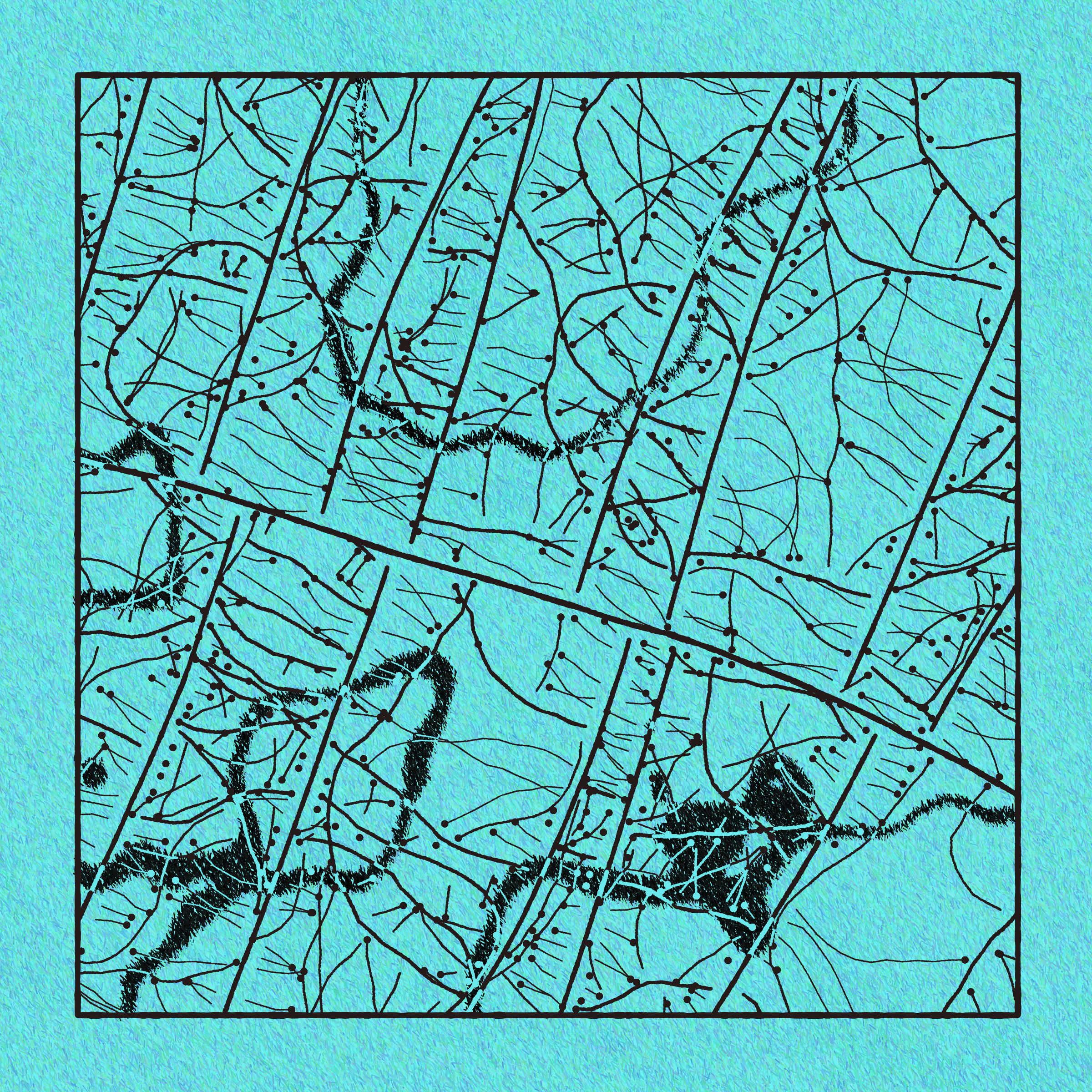 Art Blocks - Art Blocks v2 - Maps of Nothing #199 - NFT # 316000199