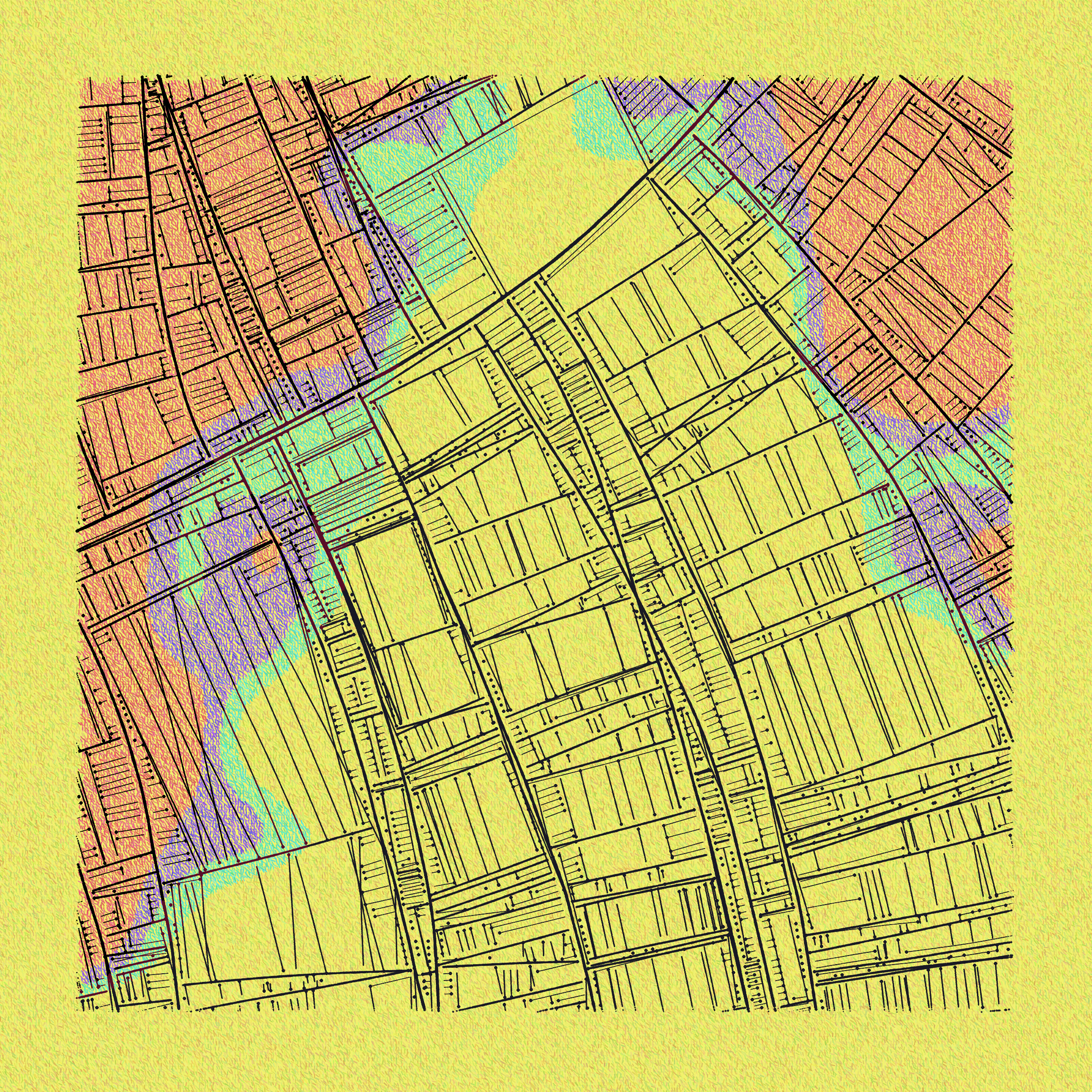 Art Blocks - Art Blocks v2 - Maps of Nothing #200 - NFT # 316000200