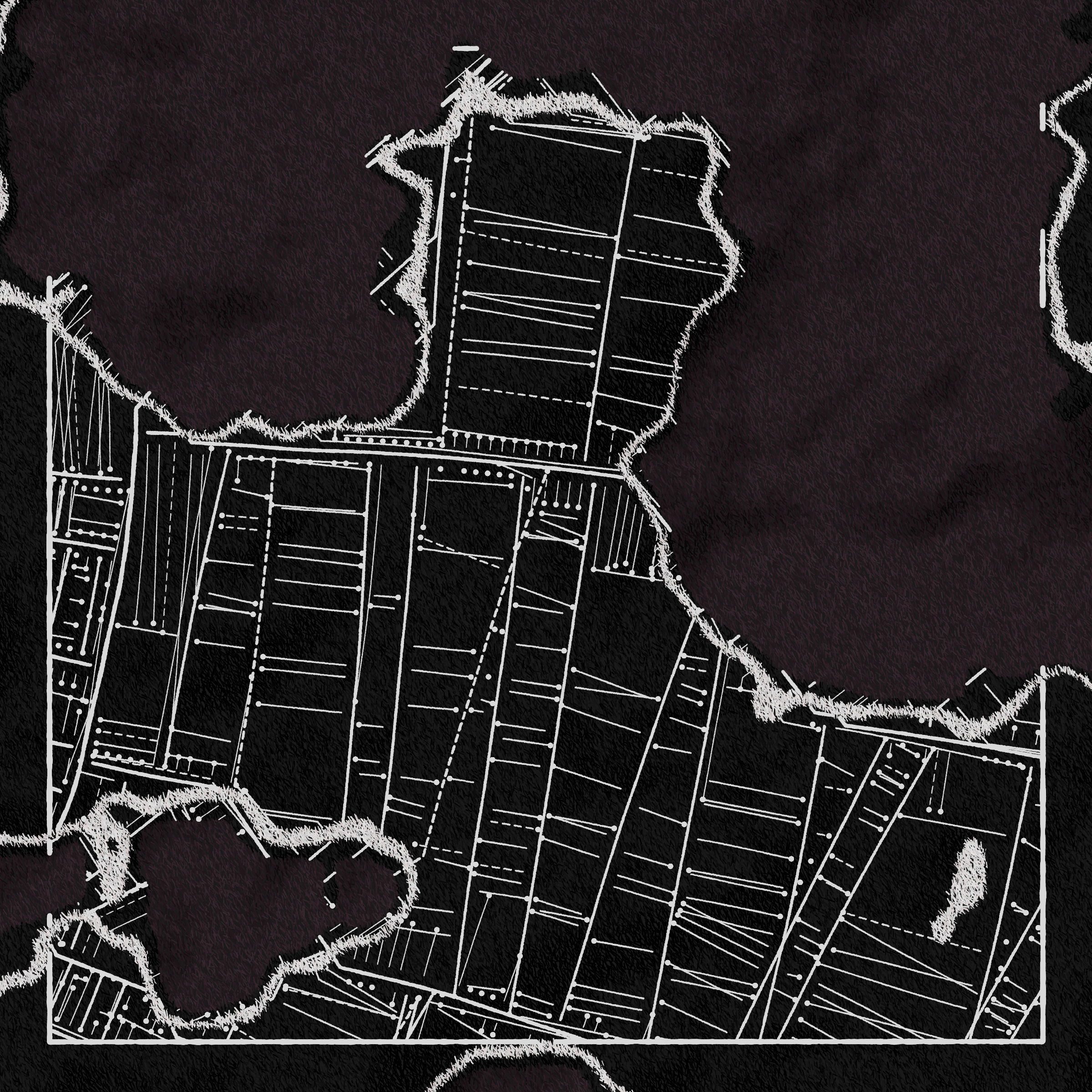 Art Blocks - Art Blocks v2 - Maps of Nothing #205 - NFT # 316000205