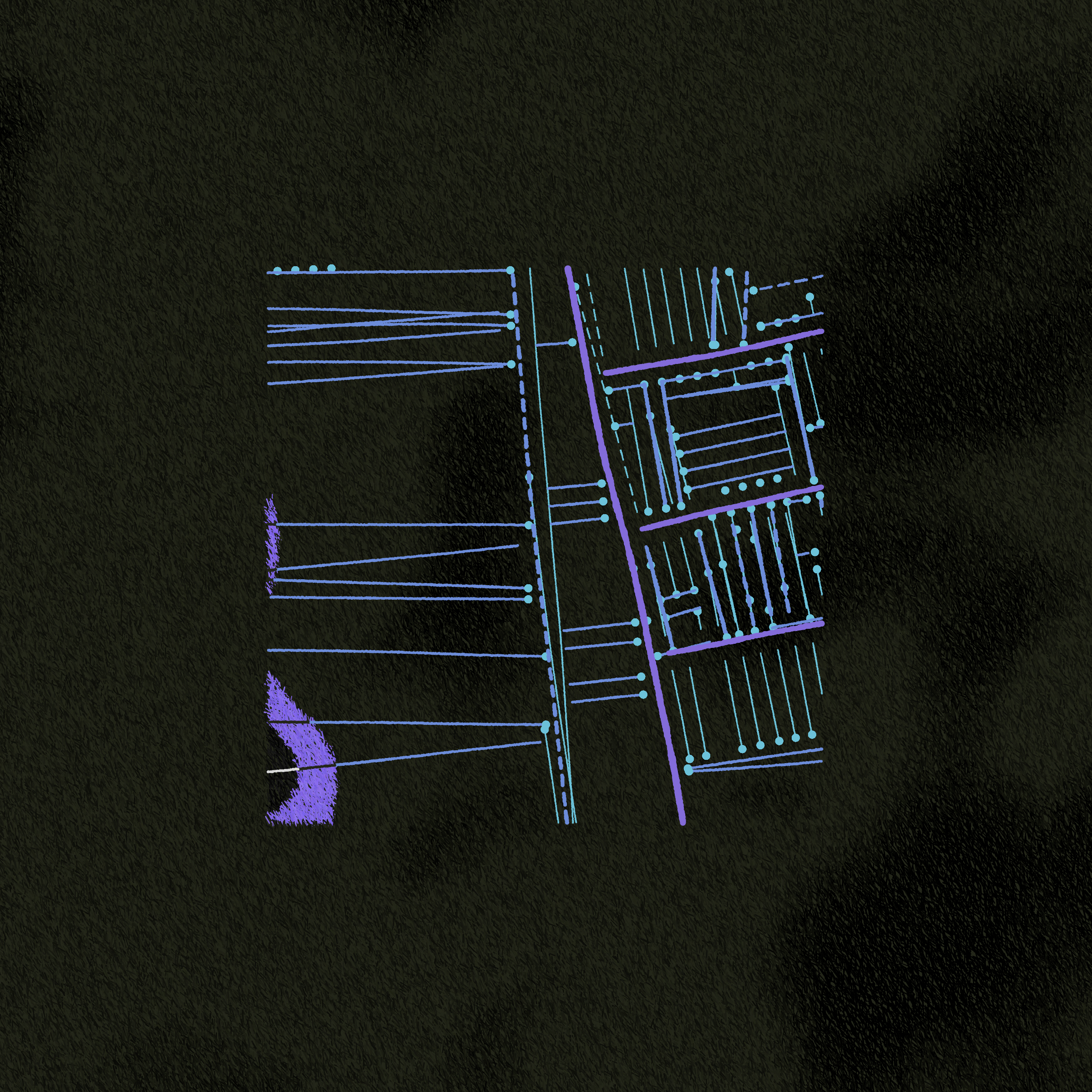 Art Blocks - Art Blocks v2 - Maps of Nothing #215 - NFT # 316000215