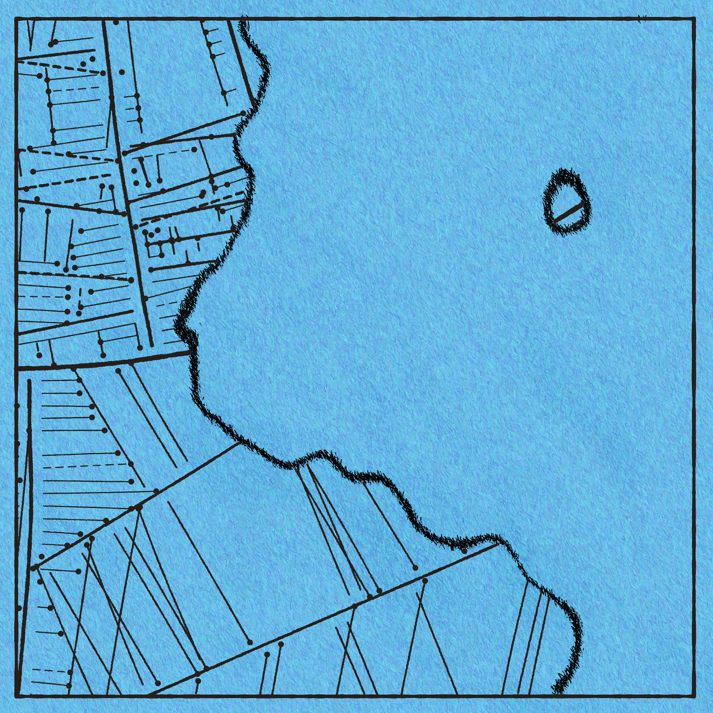 Art Blocks - Art Blocks v2 - Maps of Nothing #222 - NFT # 316000222