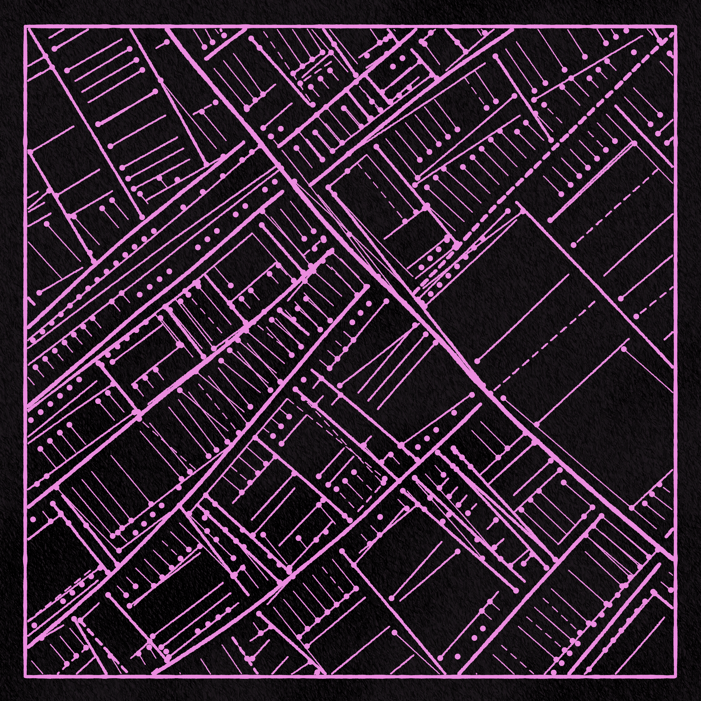 Art Blocks - Art Blocks v2 - Maps of Nothing #223 - NFT # 316000223
