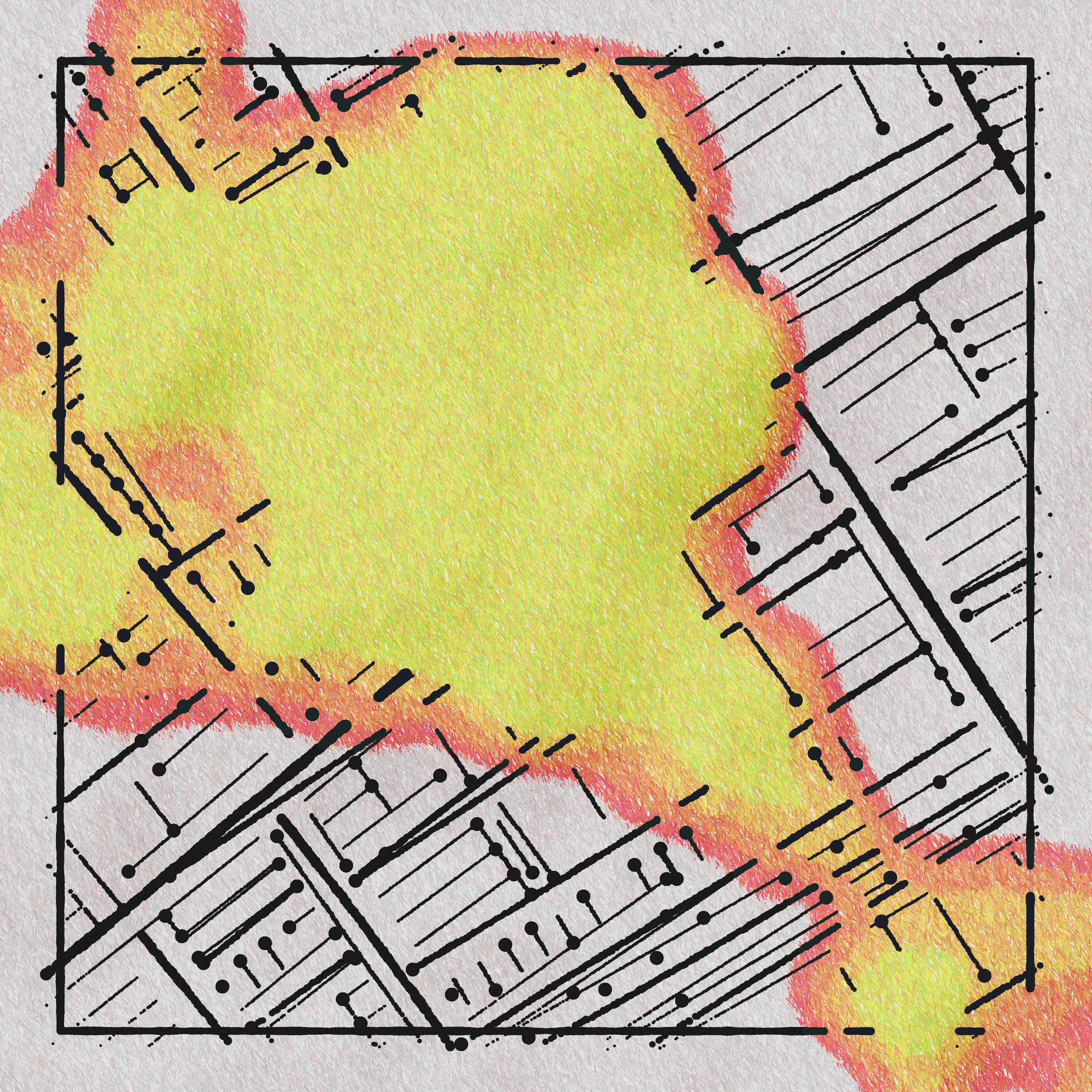 Art Blocks - Art Blocks v2 - Maps of Nothing #225 - NFT # 316000225