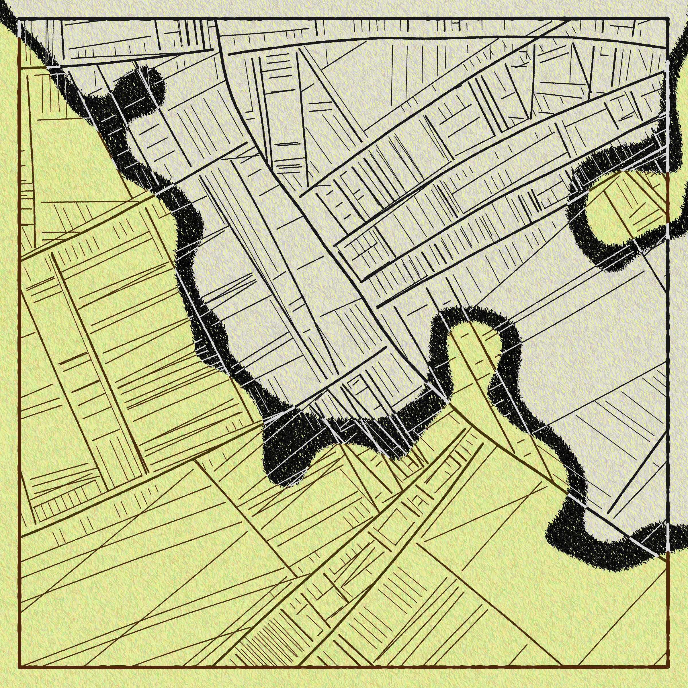 Art Blocks - Art Blocks v2 - Maps of Nothing #227 - NFT # 316000227