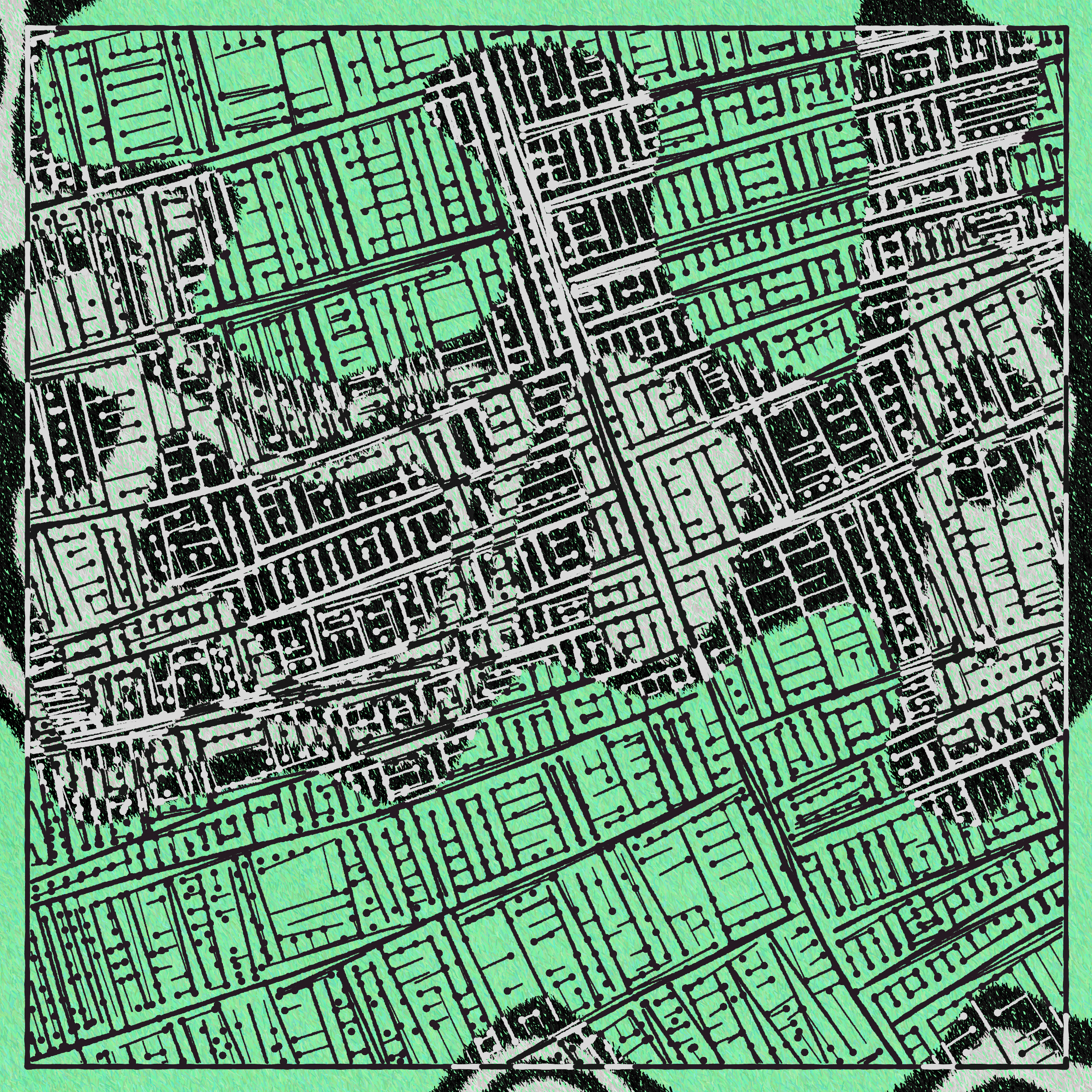 Art Blocks - Art Blocks v2 - Maps of Nothing #228 - NFT # 316000228