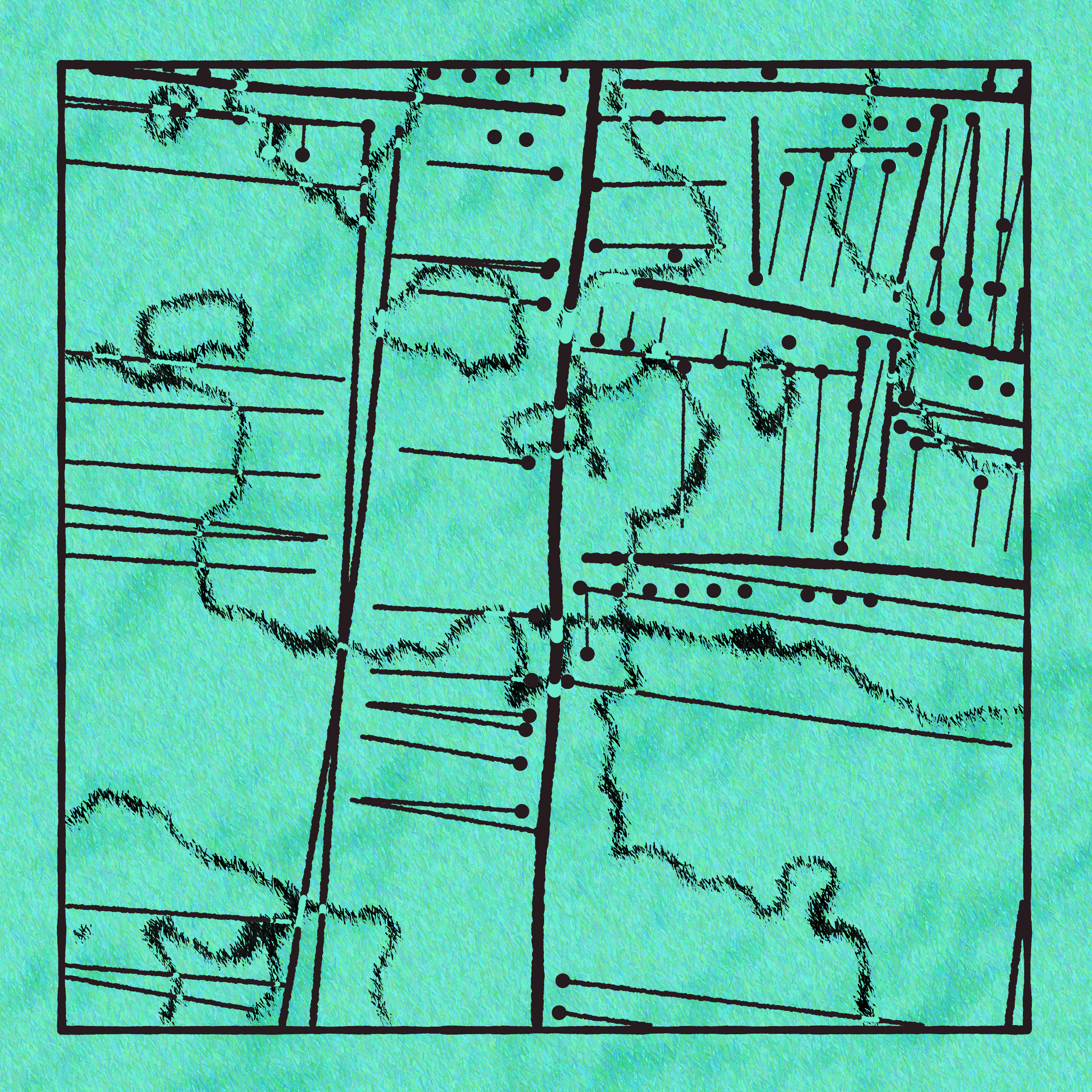 Art Blocks - Art Blocks v2 - Maps of Nothing #229 - NFT # 316000229