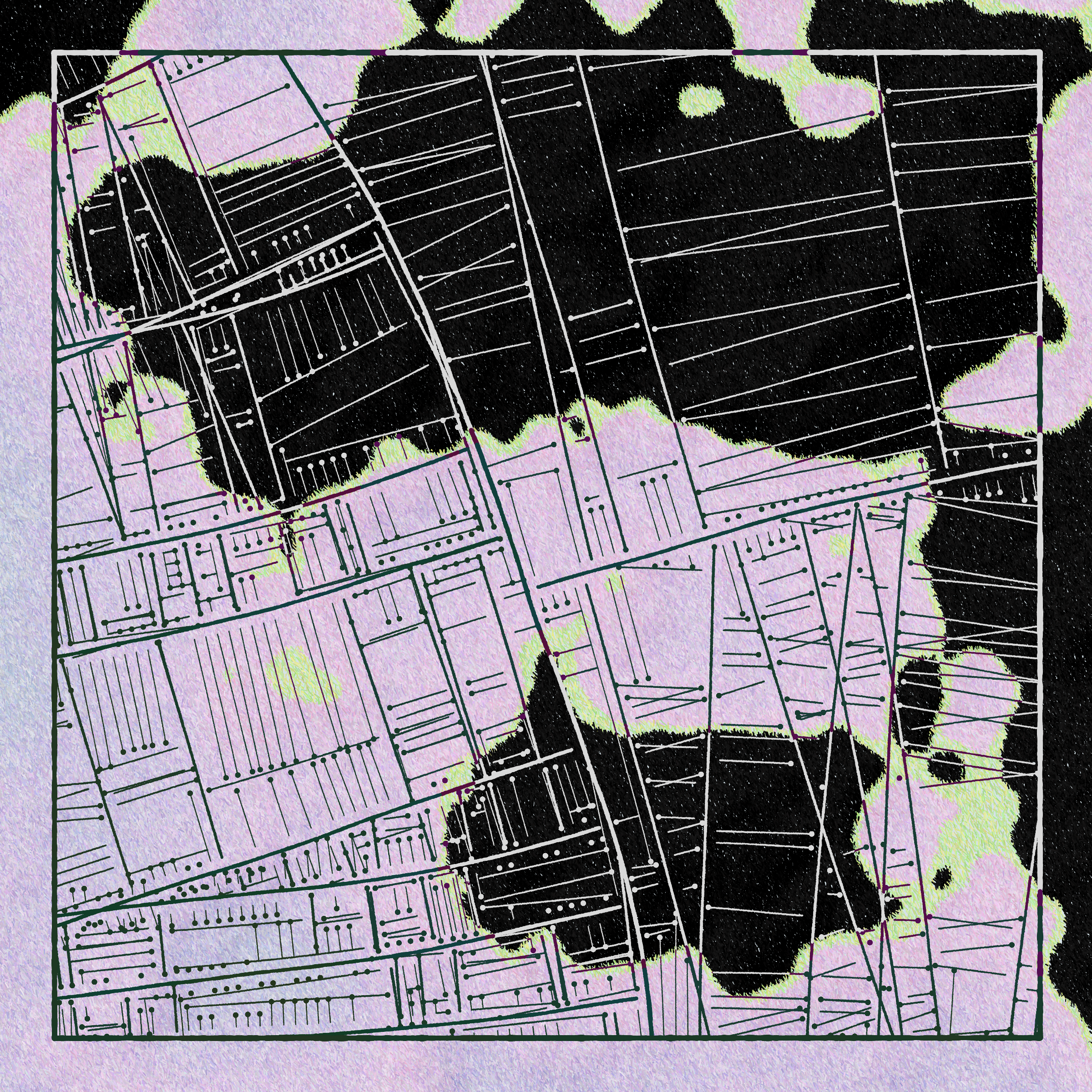 Art Blocks - Art Blocks v2 - Maps of Nothing #233 - NFT # 316000233