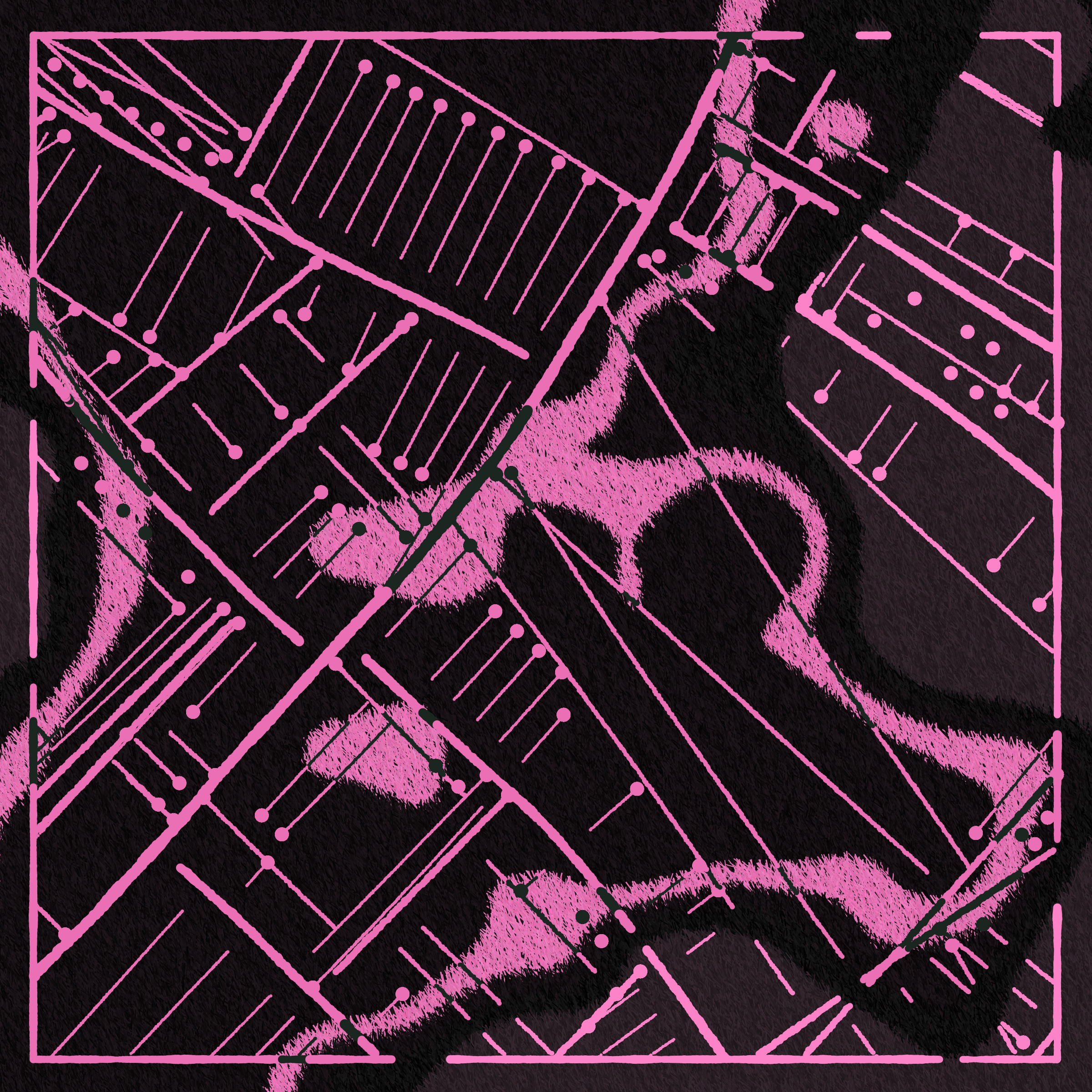 Art Blocks - Art Blocks v2 - Maps of Nothing #240 - NFT # 316000240