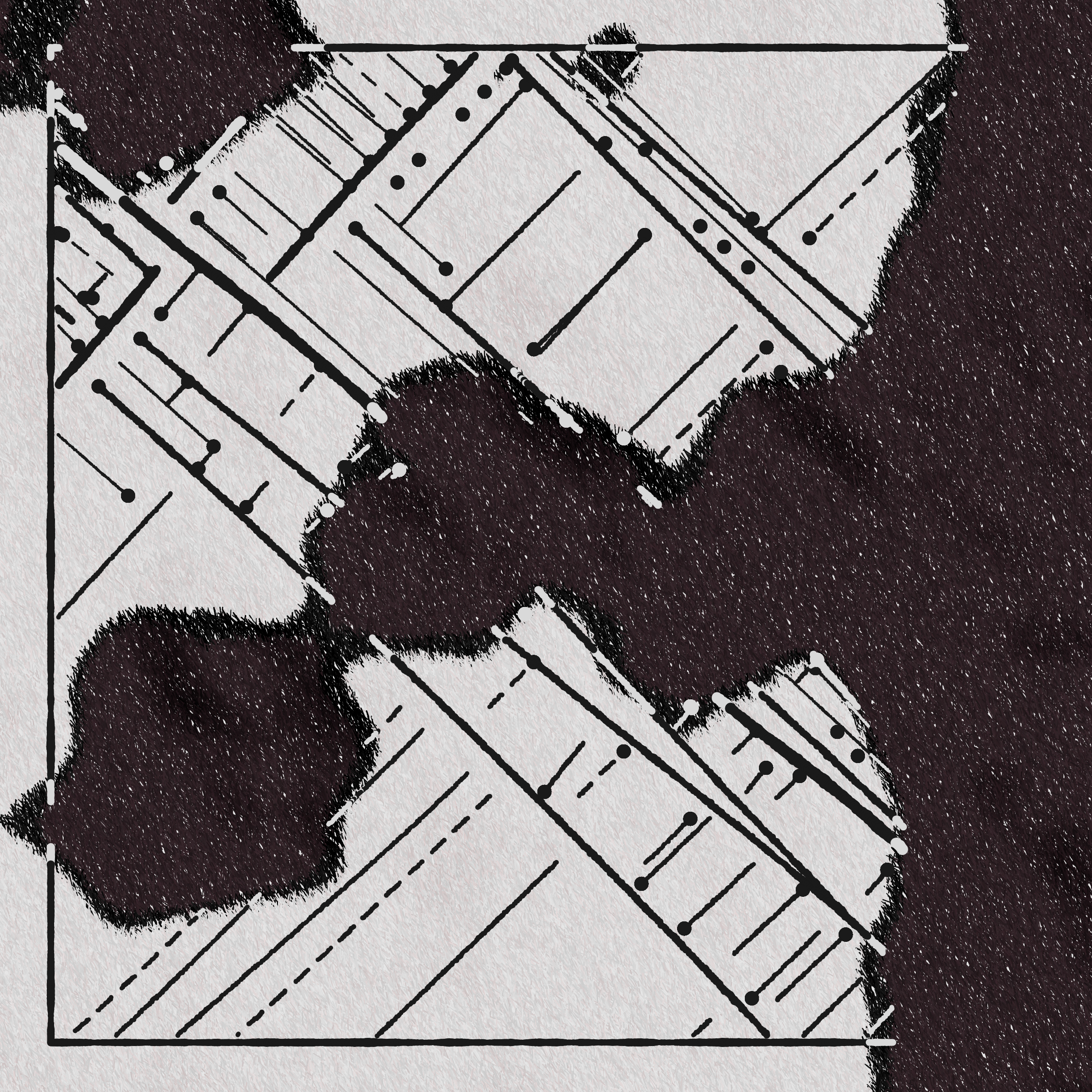 Art Blocks - Art Blocks v2 - Maps of Nothing #241 - NFT # 316000241