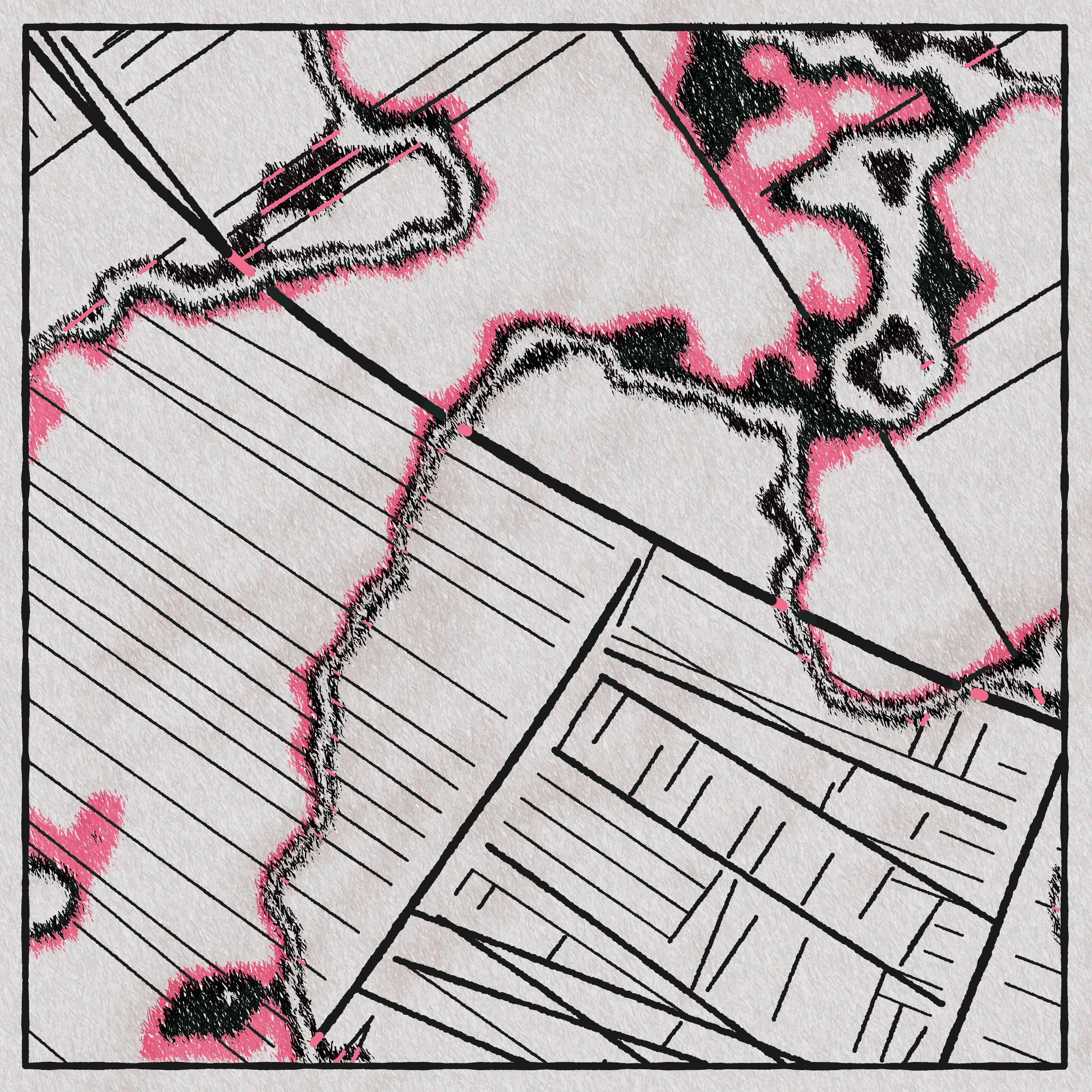 Art Blocks - Art Blocks v2 - Maps of Nothing #245 - NFT # 316000245