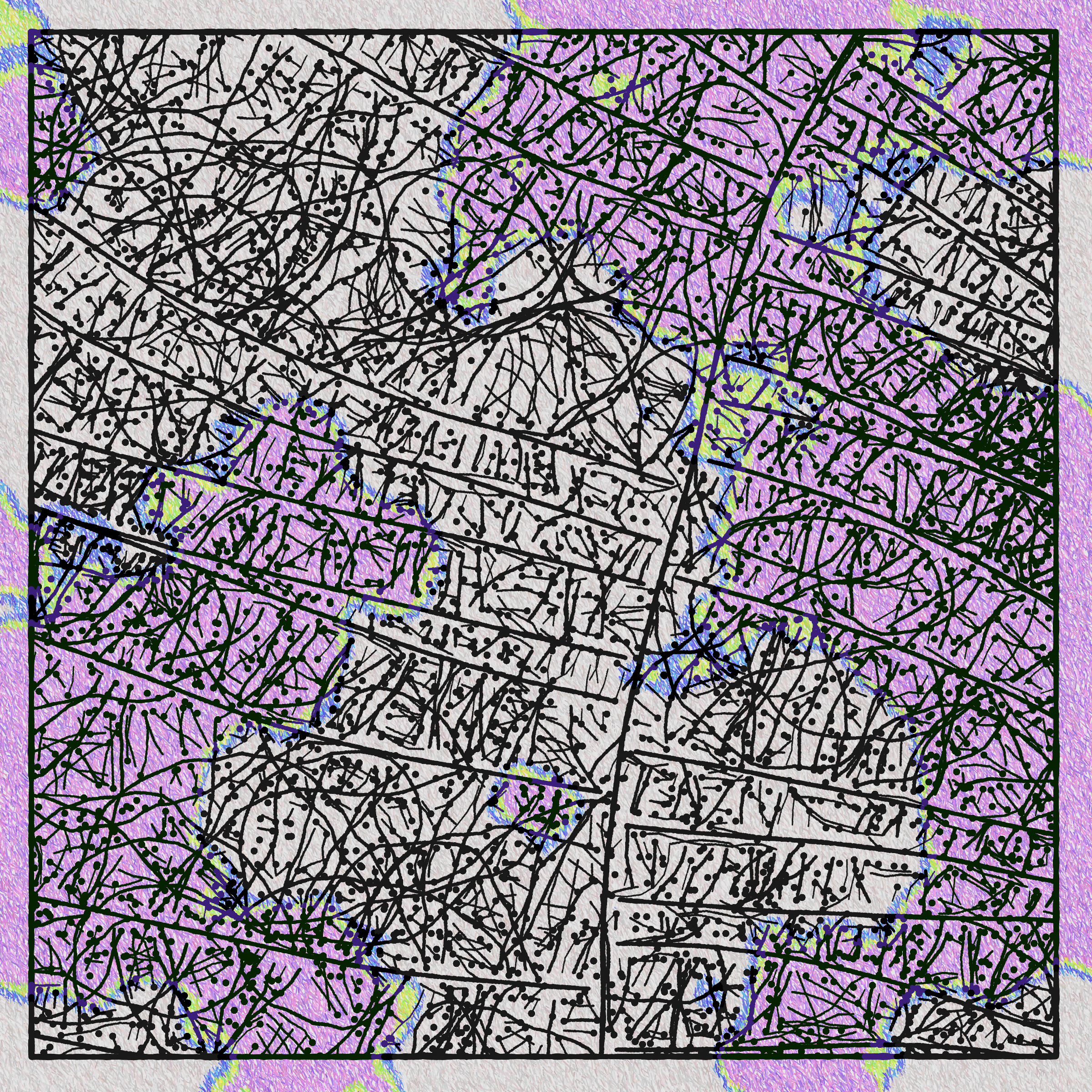 Art Blocks - Art Blocks v2 - Maps of Nothing #247 - NFT # 316000247