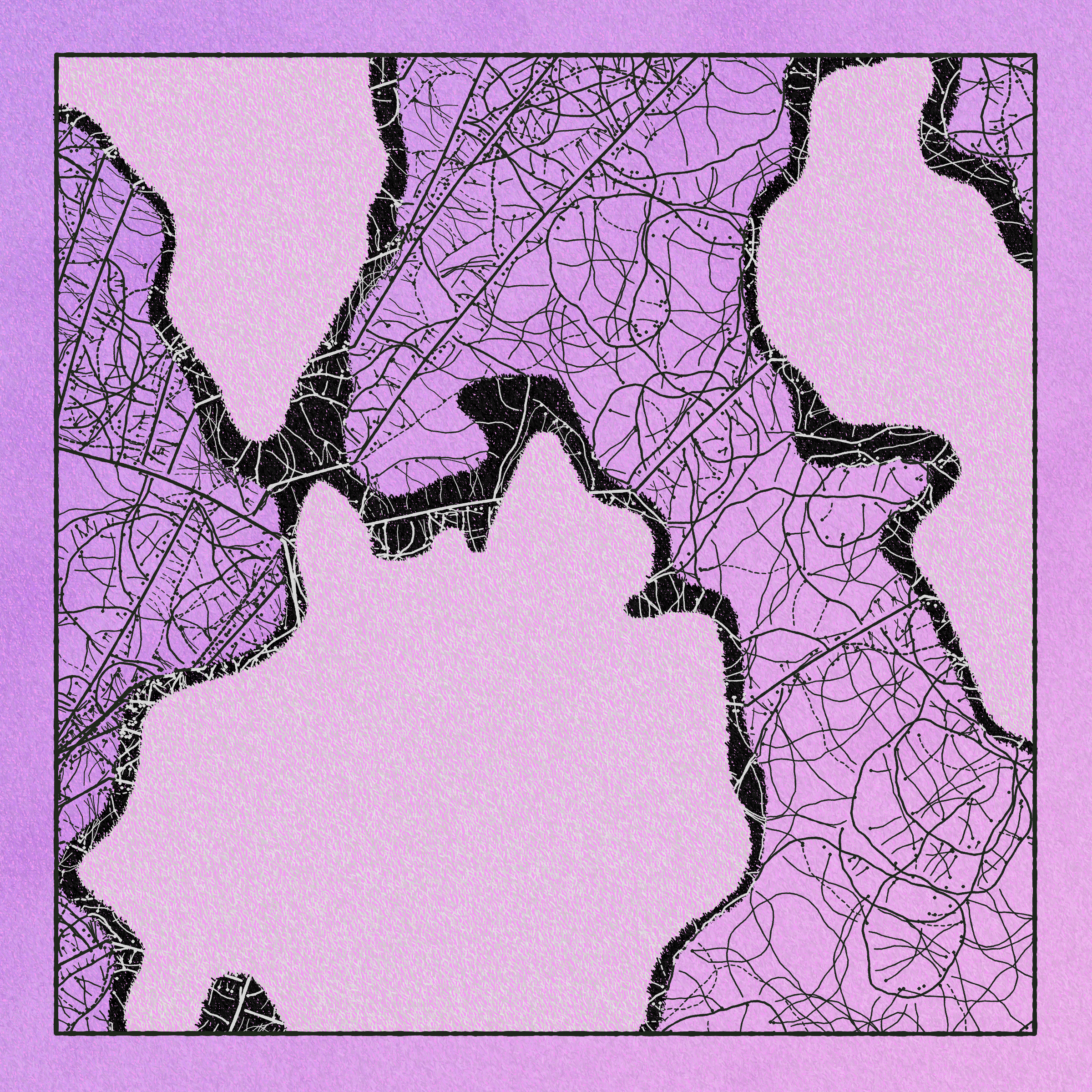 Art Blocks - Art Blocks v2 - Maps of Nothing #251 - NFT # 316000251