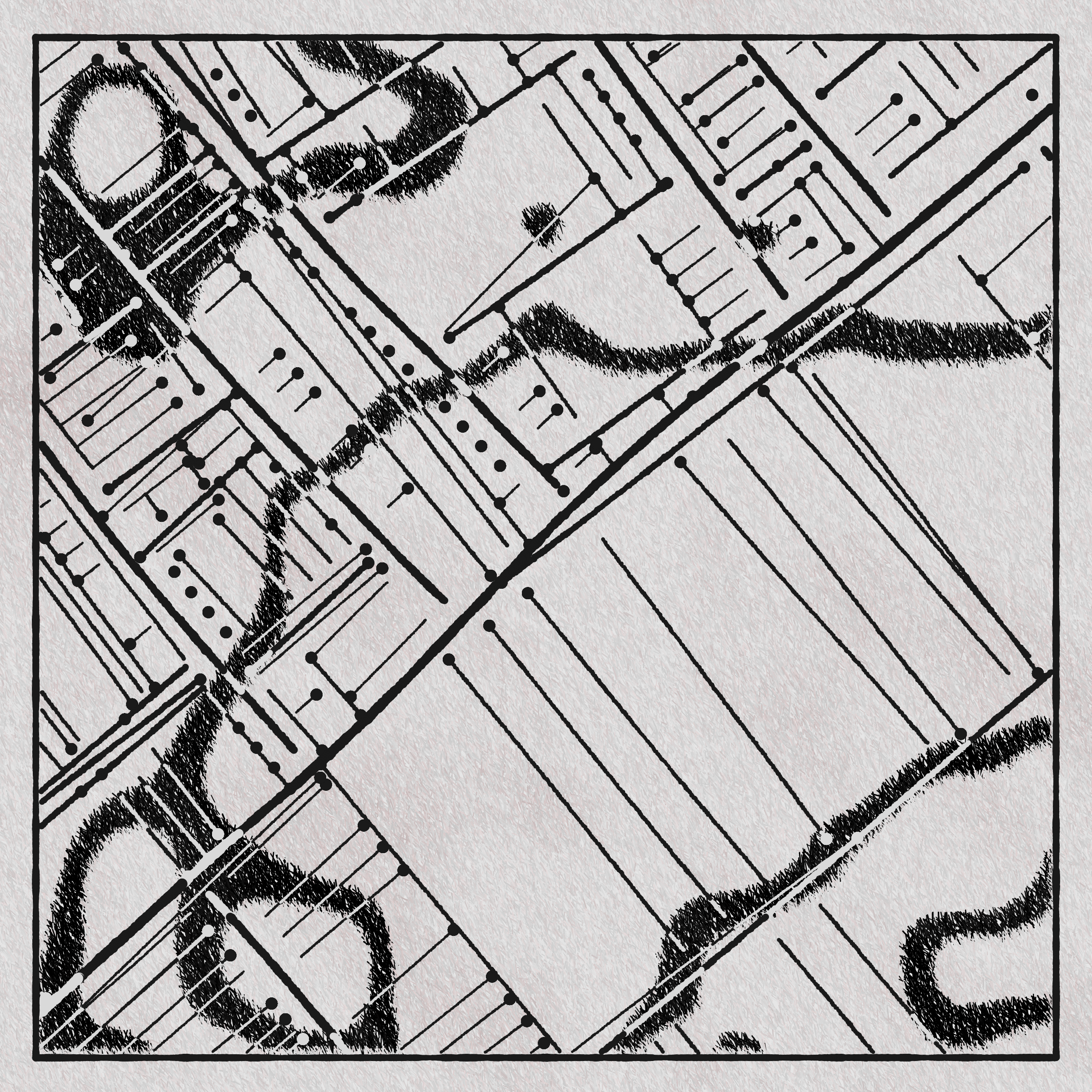 Art Blocks - Art Blocks v2 - Maps of Nothing #255 - NFT # 316000255