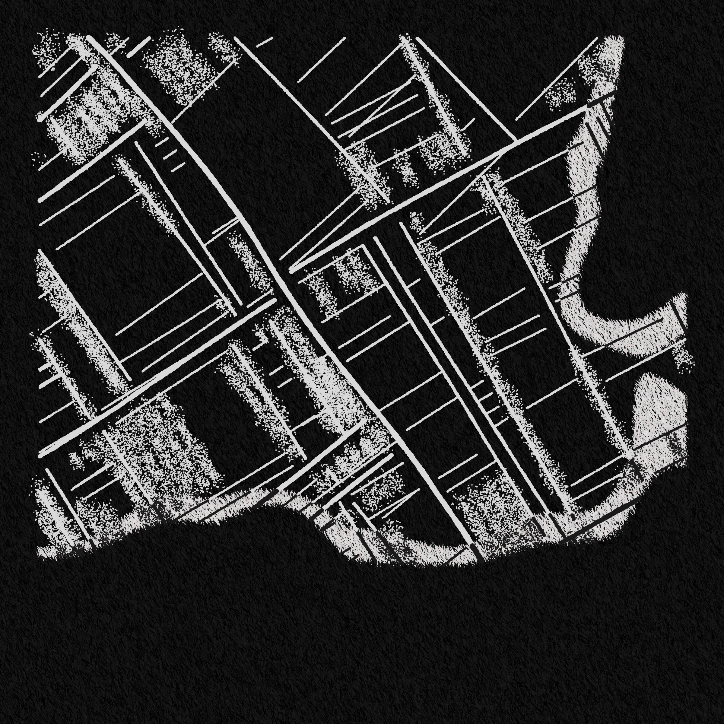 Art Blocks - Art Blocks v2 - Maps of Nothing #257 - NFT # 316000257