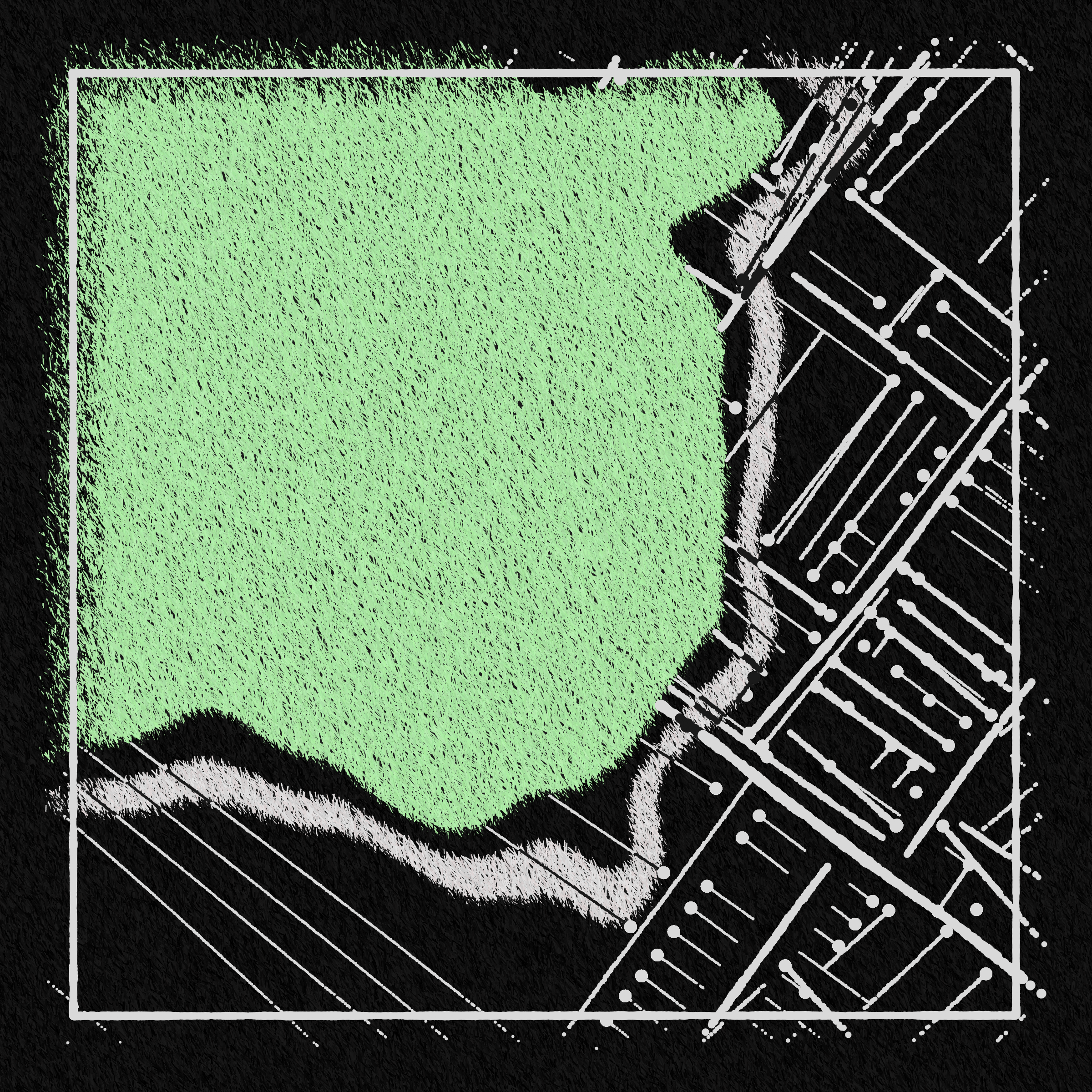 Art Blocks - Art Blocks v2 - Maps of Nothing #259 - NFT # 316000259