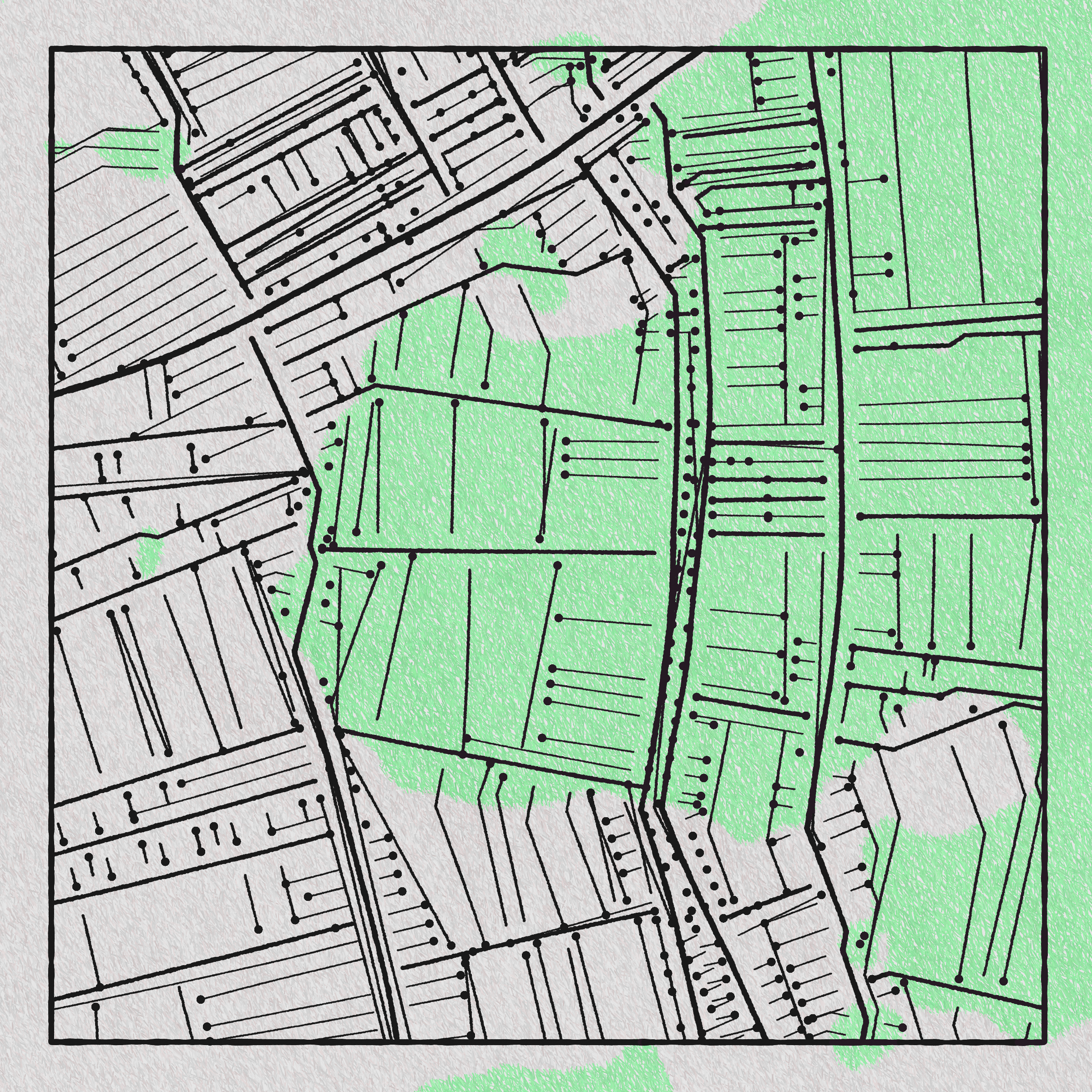 Art Blocks - Art Blocks v2 - Maps of Nothing #260 - NFT # 316000260