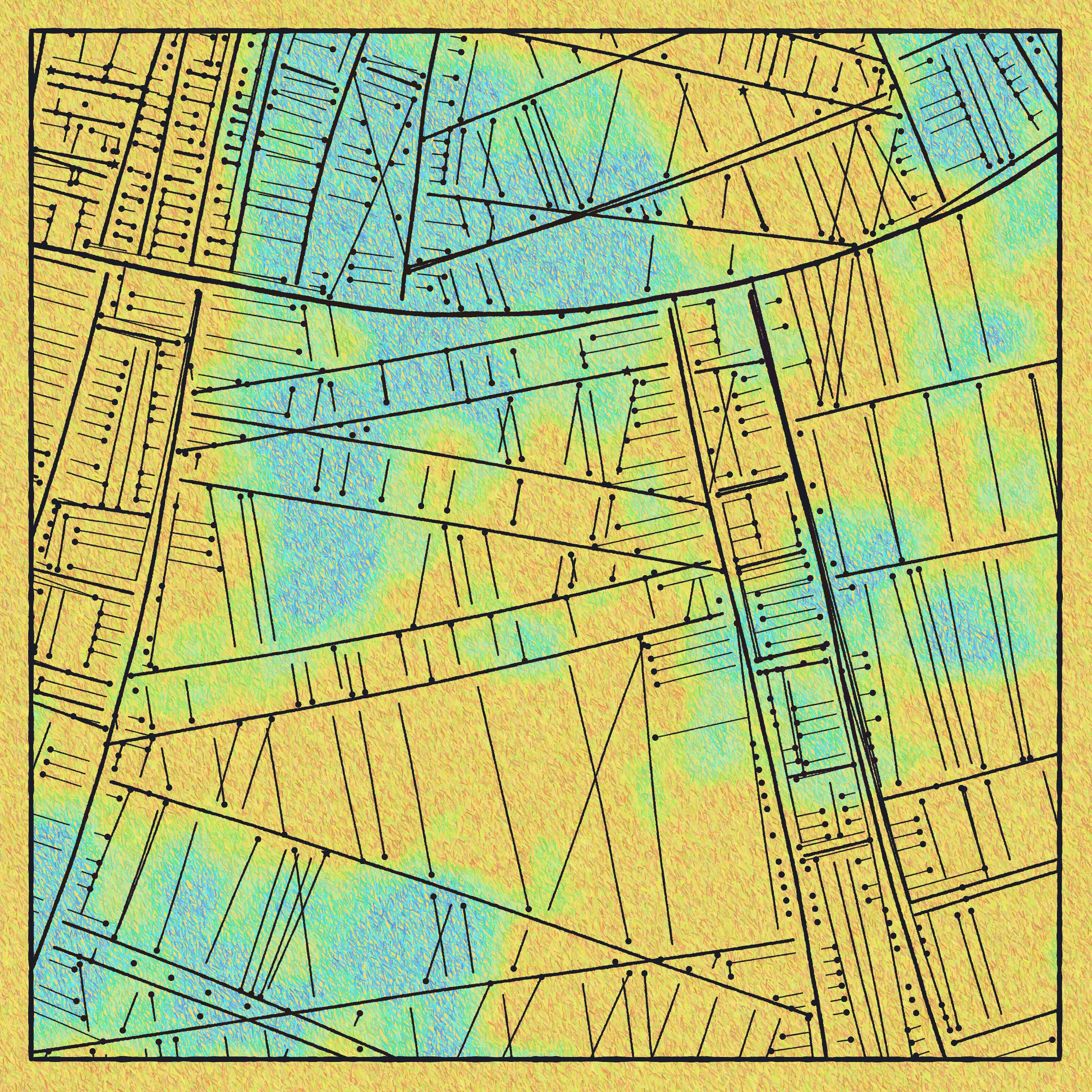 Art Blocks - Art Blocks v2 - Maps of Nothing #263 - NFT # 316000263