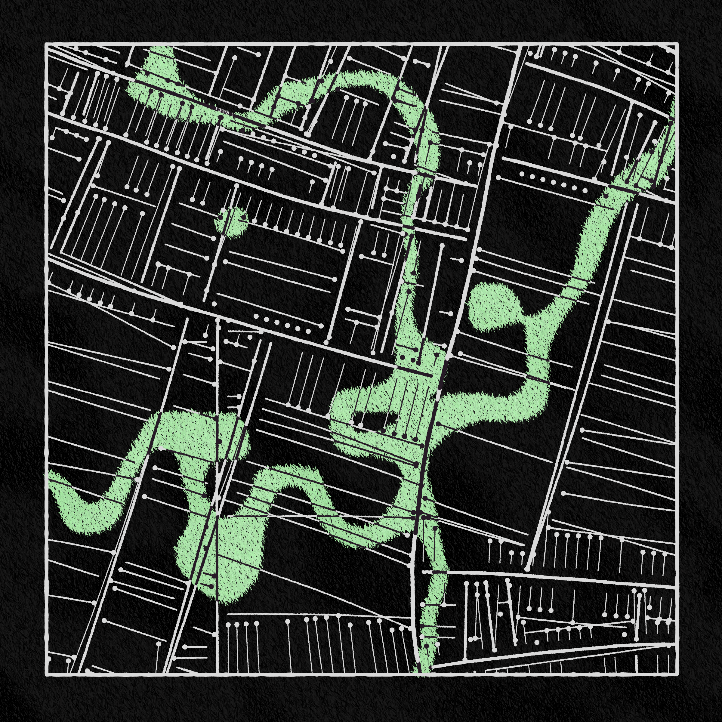 Art Blocks - Art Blocks v2 - Maps of Nothing #265 - NFT # 316000265