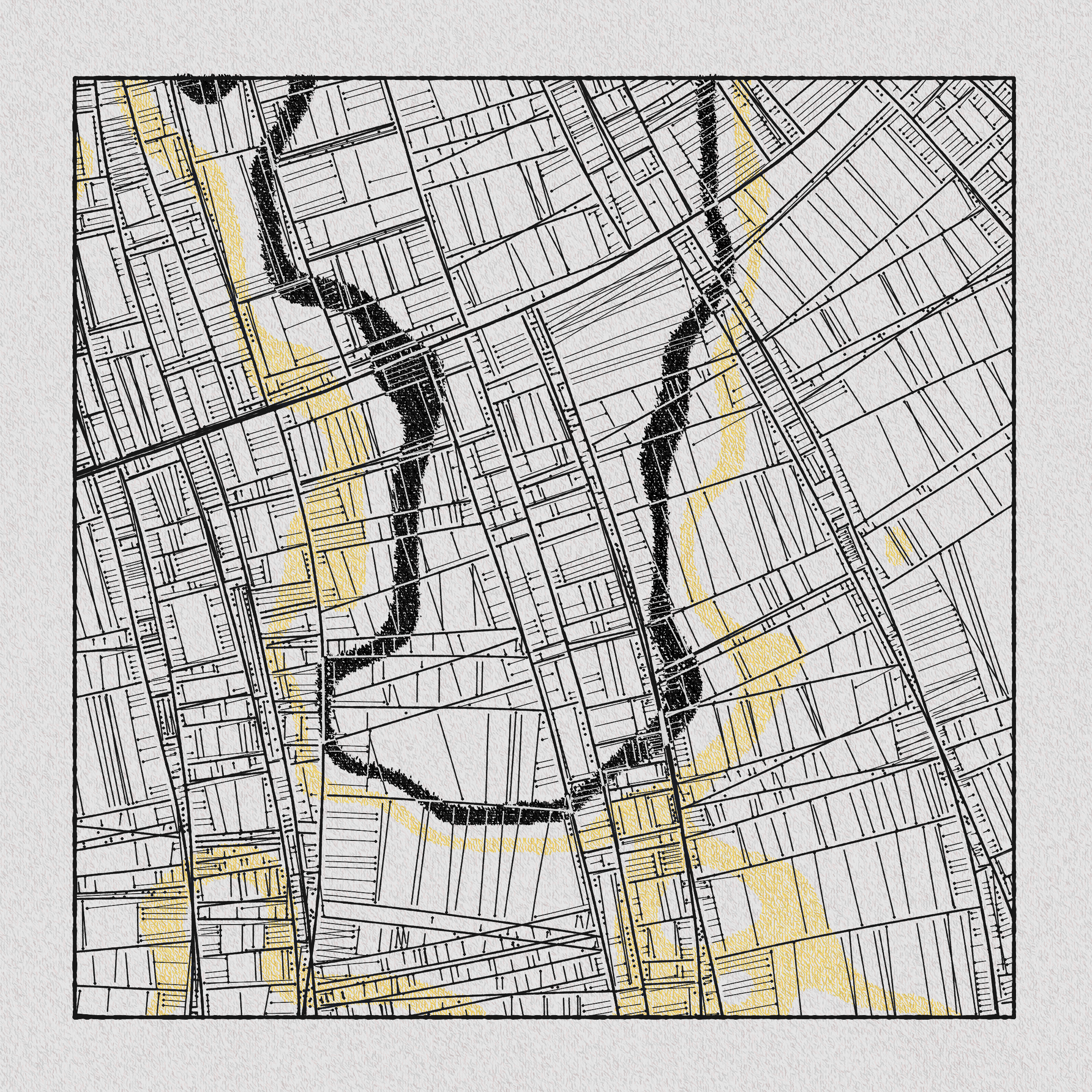 Art Blocks - Art Blocks v2 - Maps of Nothing #277 - NFT # 316000277