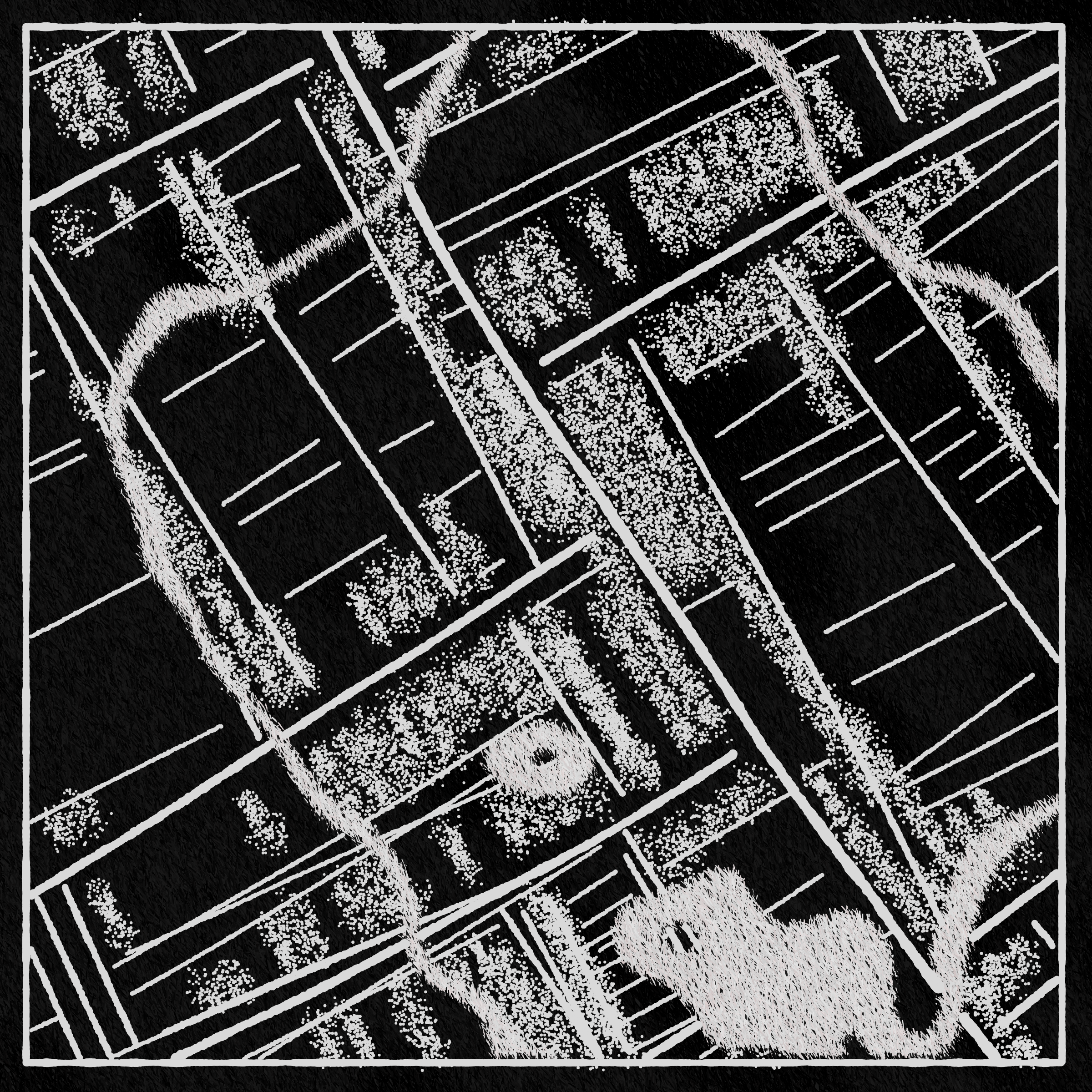 Art Blocks - Art Blocks v2 - Maps of Nothing #280 - NFT # 316000280