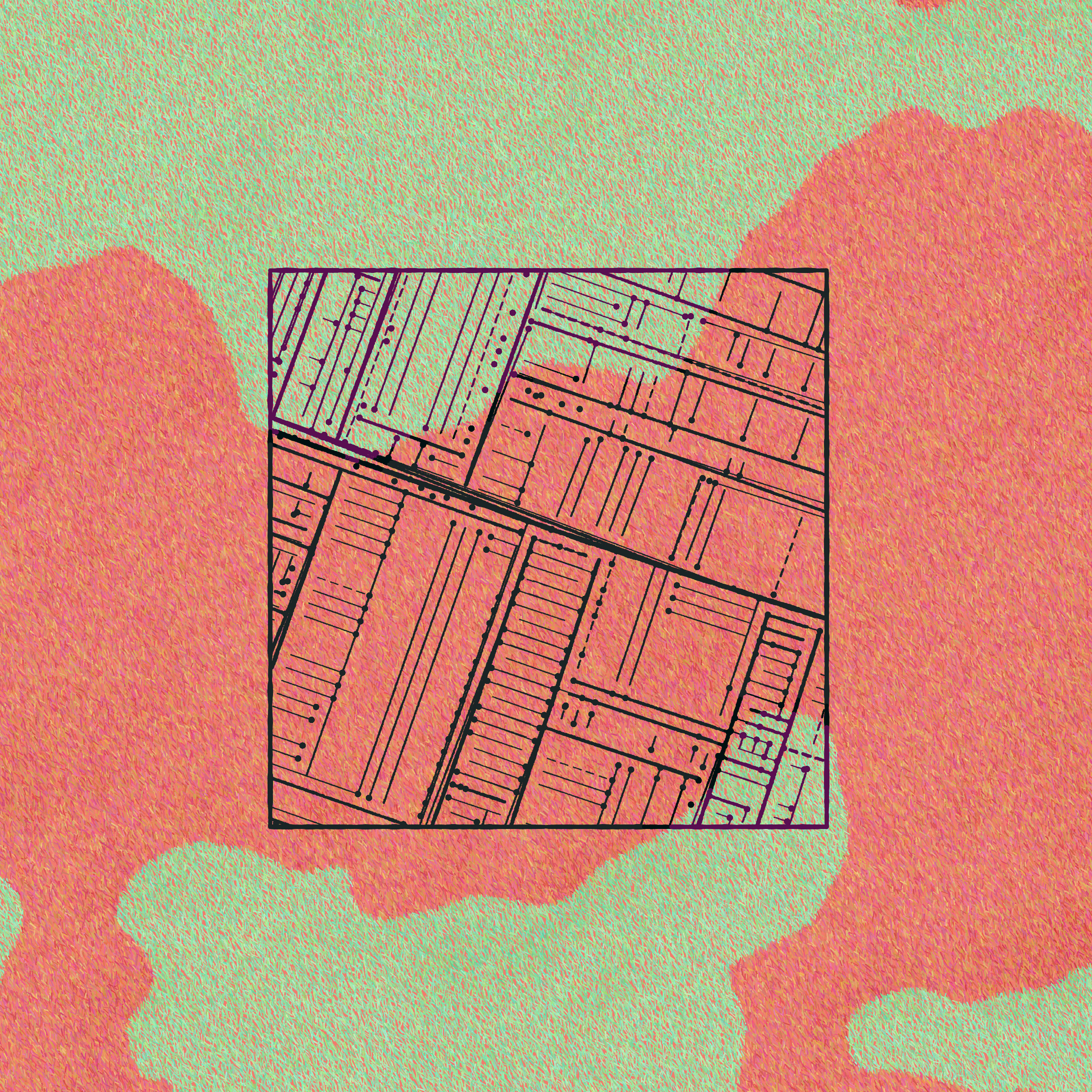 Art Blocks - Art Blocks v2 - Maps of Nothing #285 - NFT # 316000285