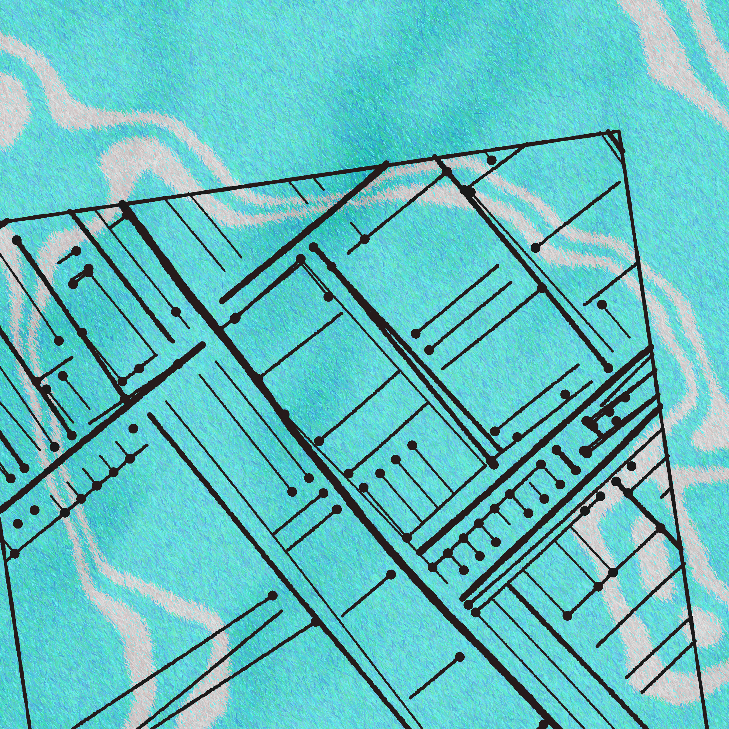 Art Blocks - Art Blocks v2 - Maps of Nothing #287 - NFT # 316000287